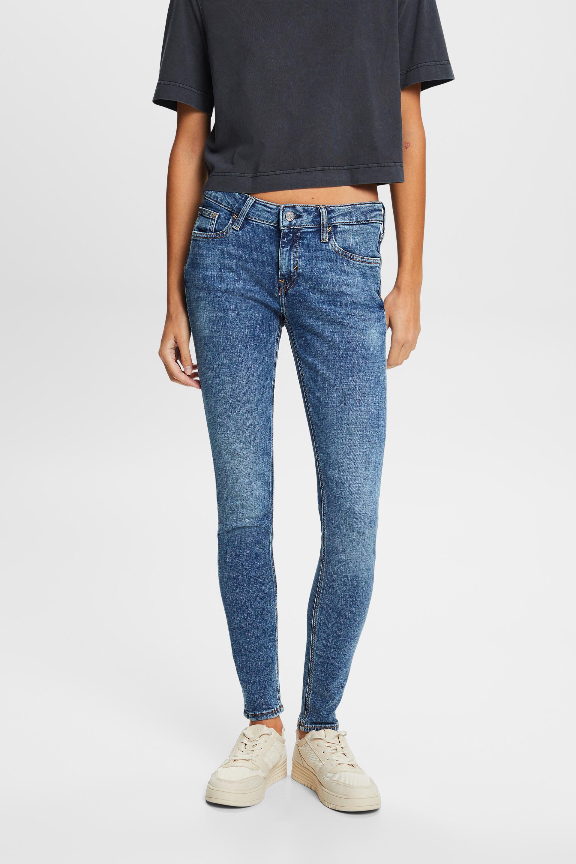 Esprit stretch skinny mid-rise Recycled: jeans fit