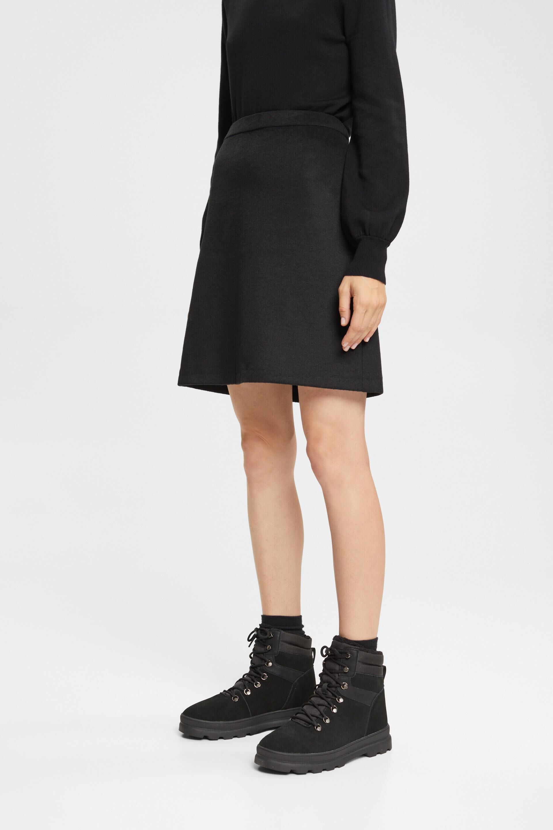 Esprit Damen Wool blend mini skirt