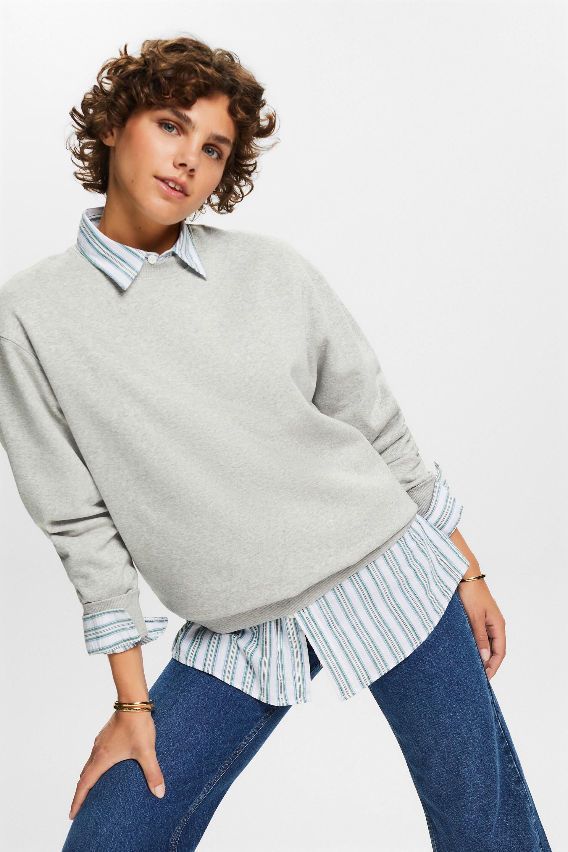 Esprit aus Baumwollmischung Pullover-Sweatshirt