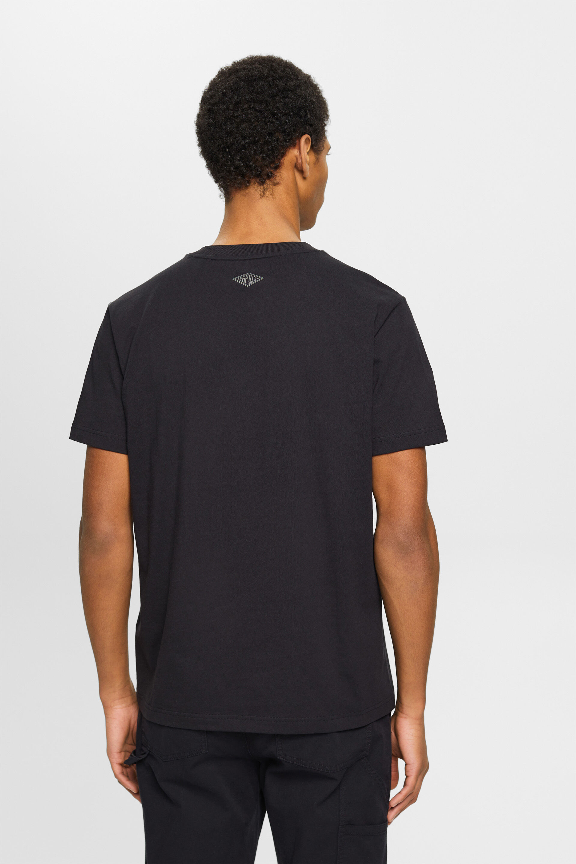 Esprit aus mit T-Shirt Baumwolle Retro-Logoprint