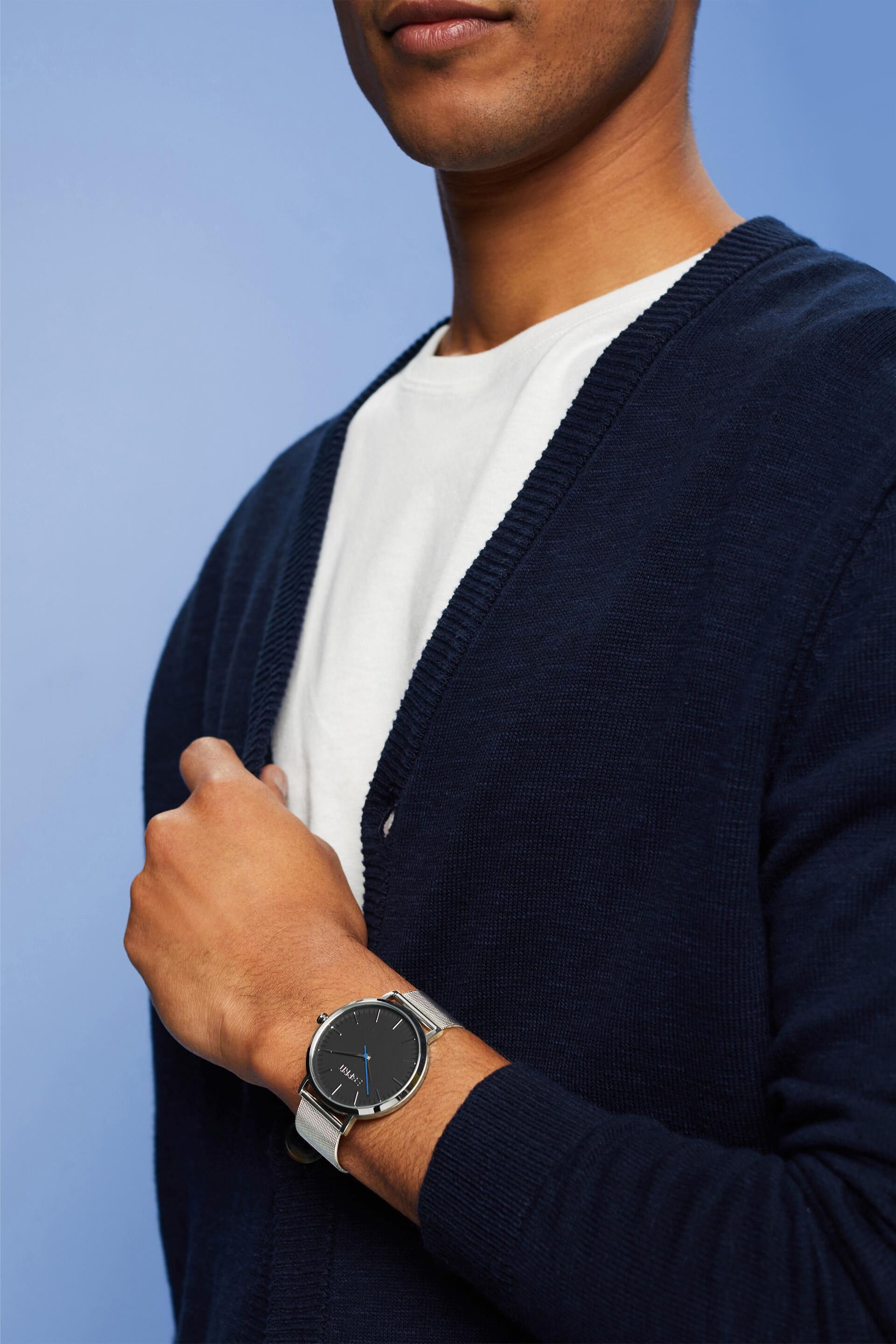 Esprit Uhr mit Edelstahl-Mesh-Armband