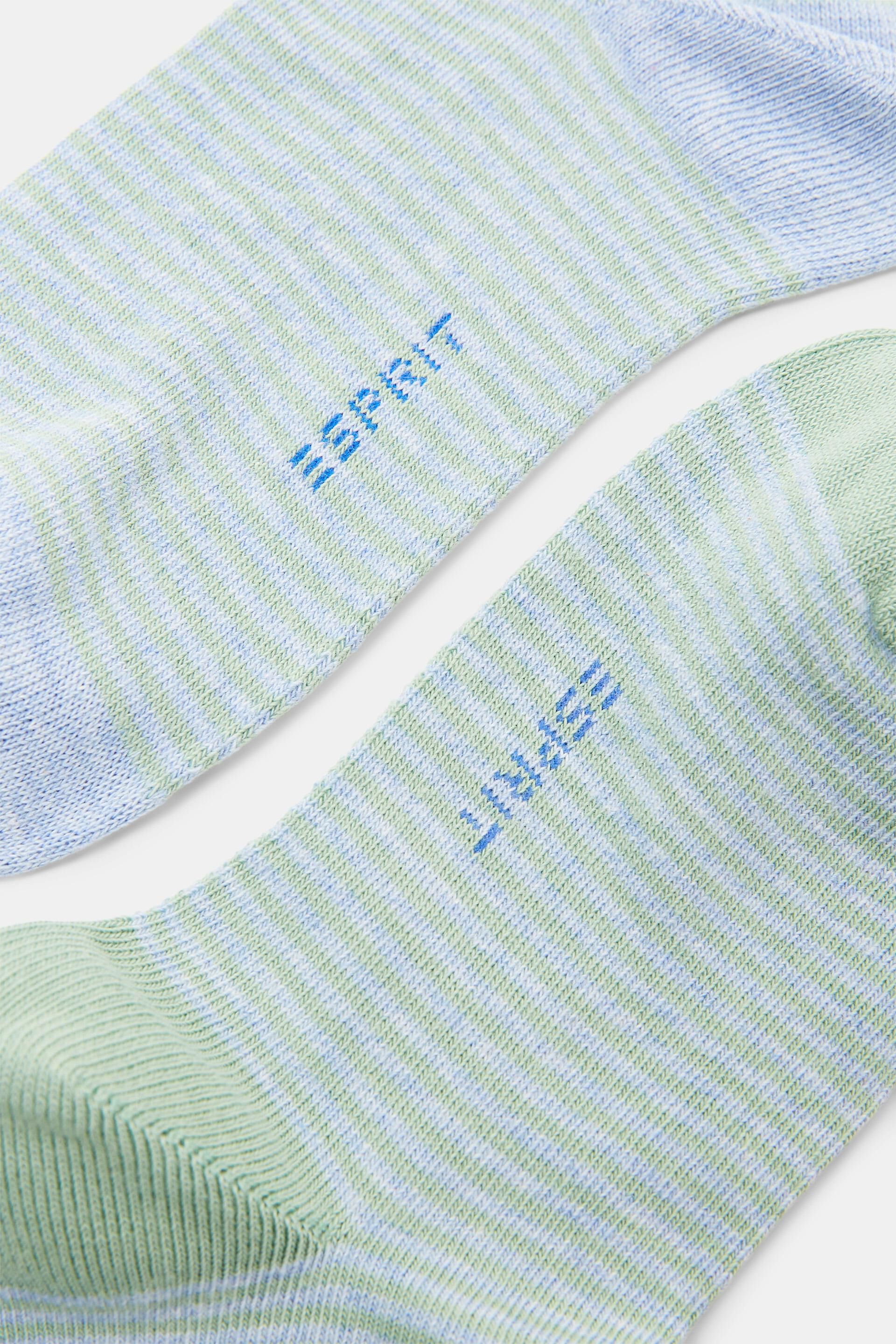 Esprit Bio-Baumwolle Doppelpack gestreifte aus Socken