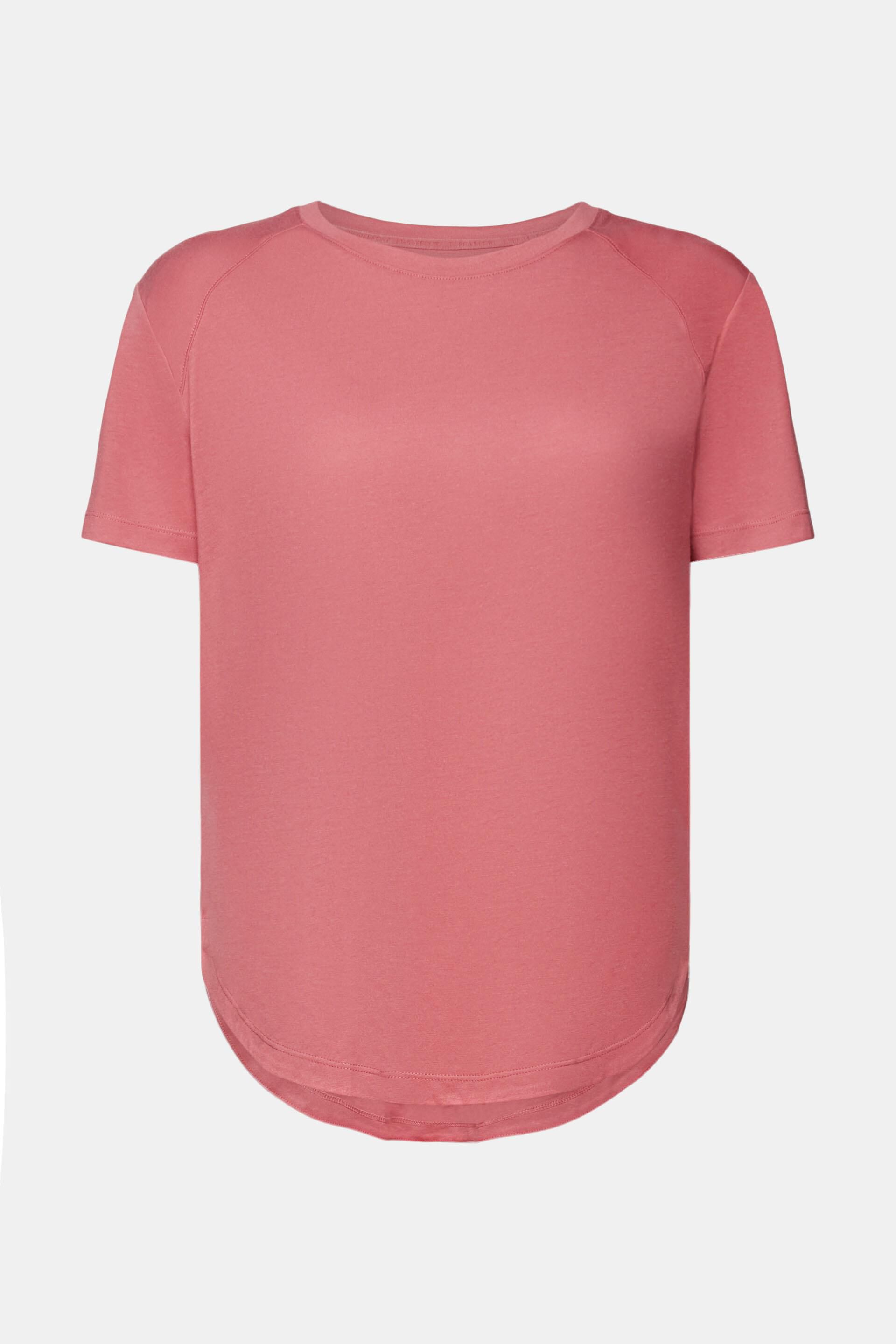 Esprit T-Shirt, LENZING™ ECOVERO™ Aktives