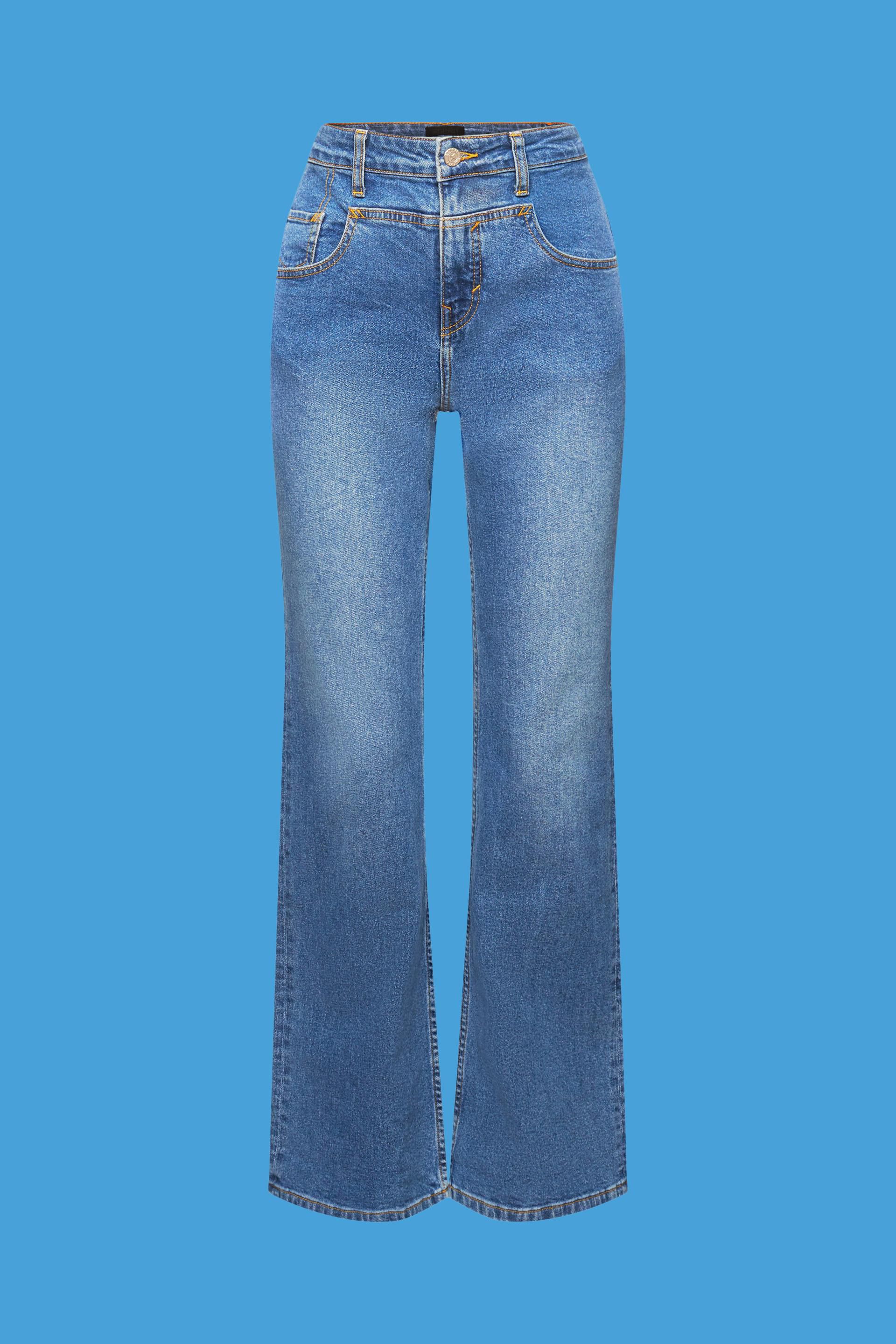 Esprit Bootcut-Jeans mit Passe markanter
