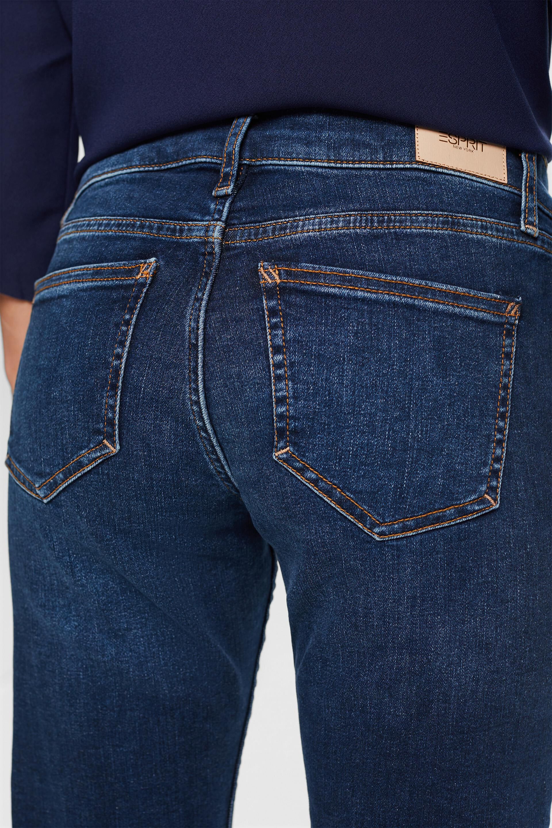 Esprit mittlerer Bootcut-Jeans mit Leibhöhe