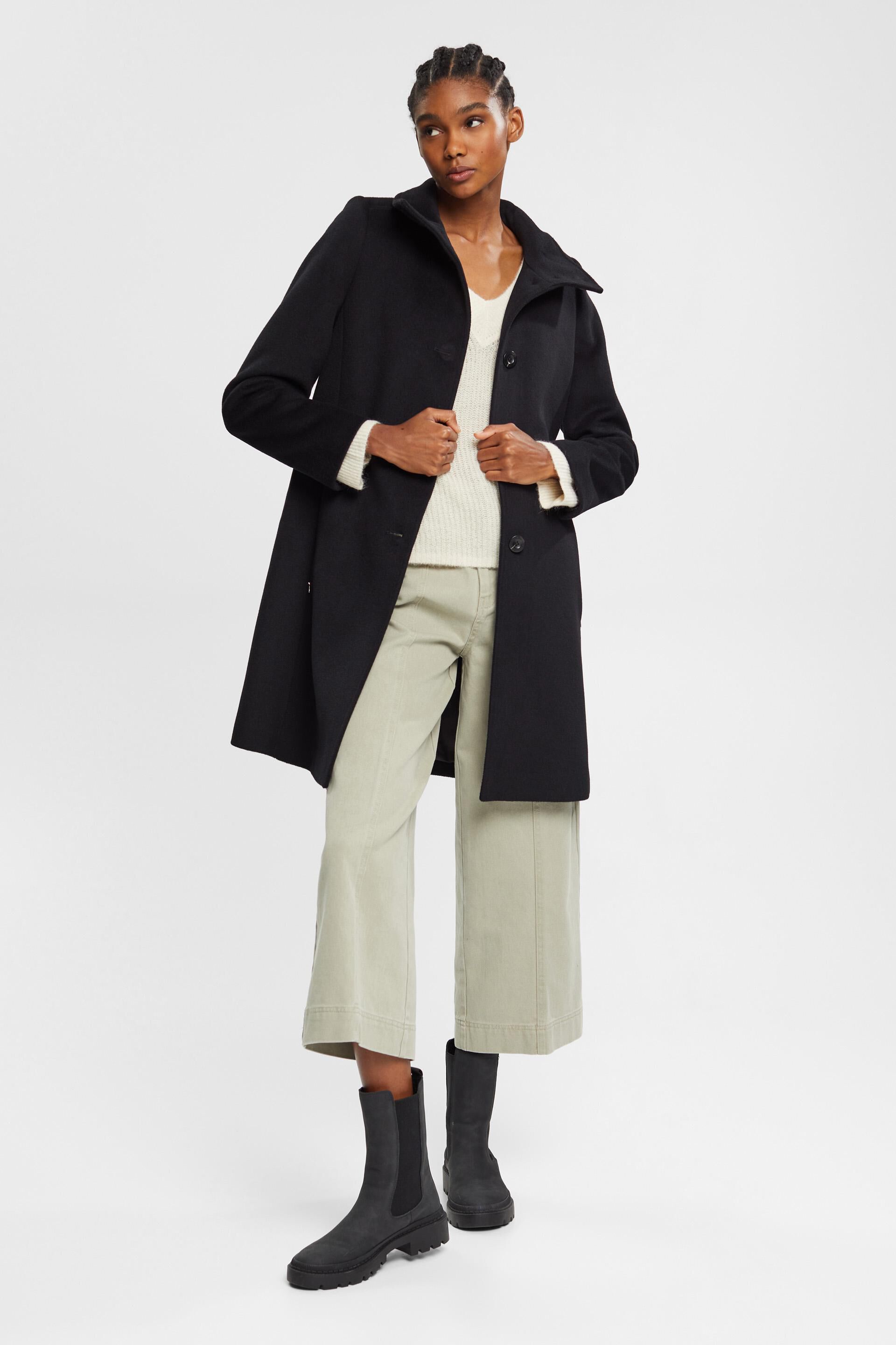 Esprit Damen Wool blend coat