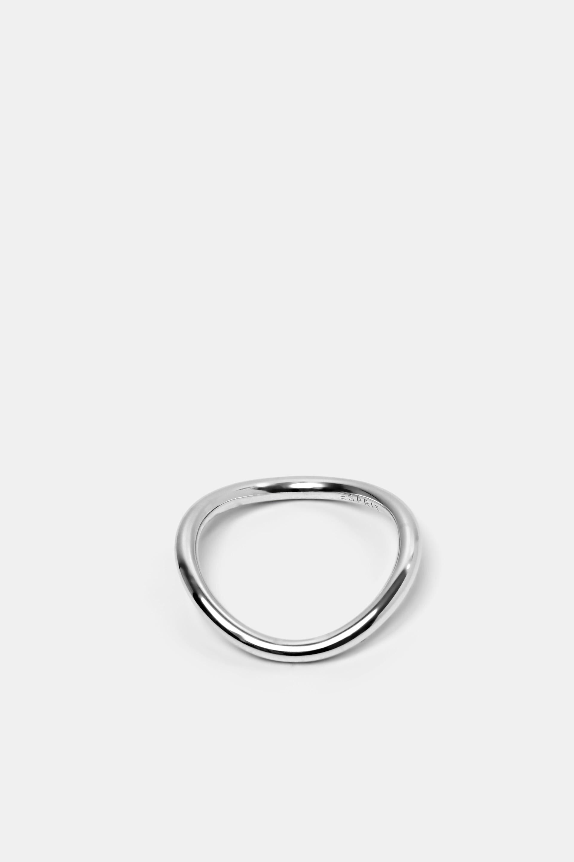 Esprit Online Store Wavy Sterling Silver Ring