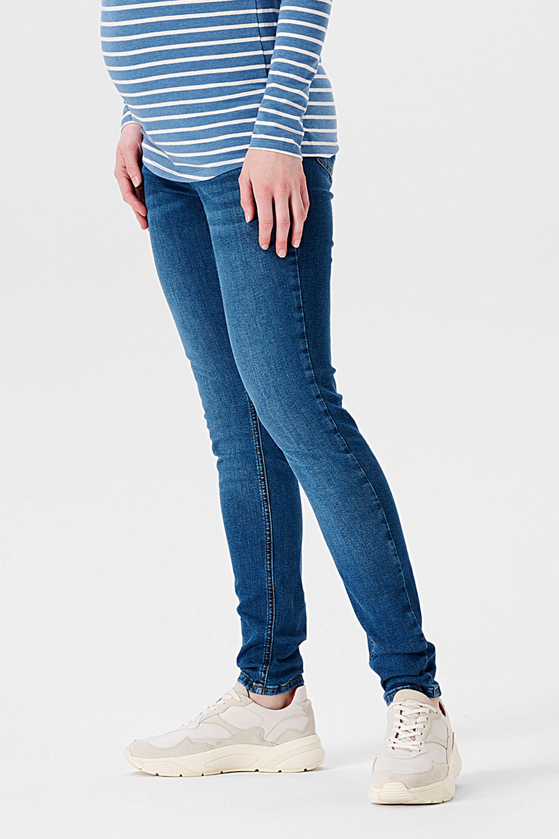 Shop Esprit Skinny-Fit-Jeans mit über dem Bauch Bund reichendem