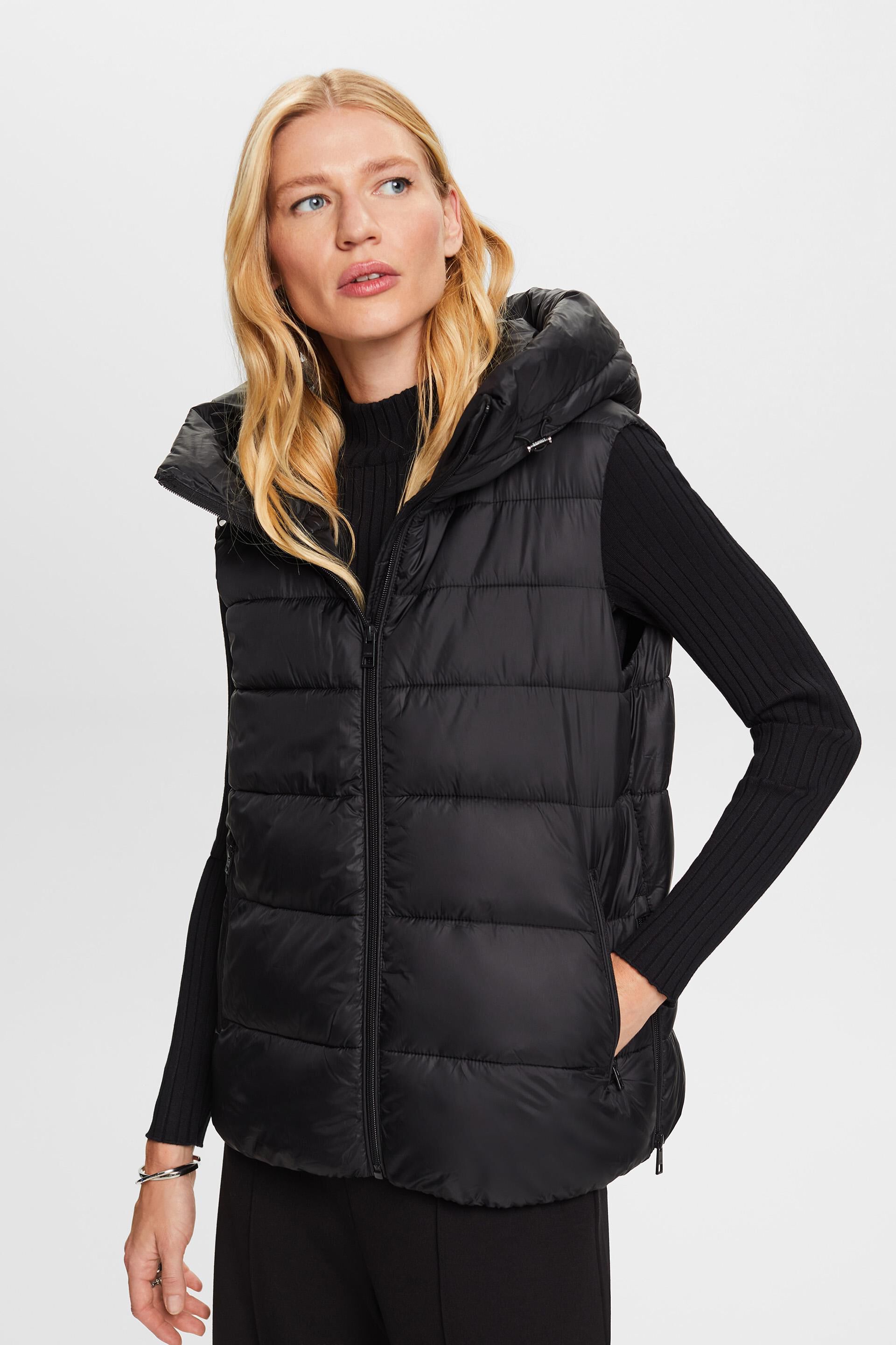 Esprit quilted Recycled: body warmer