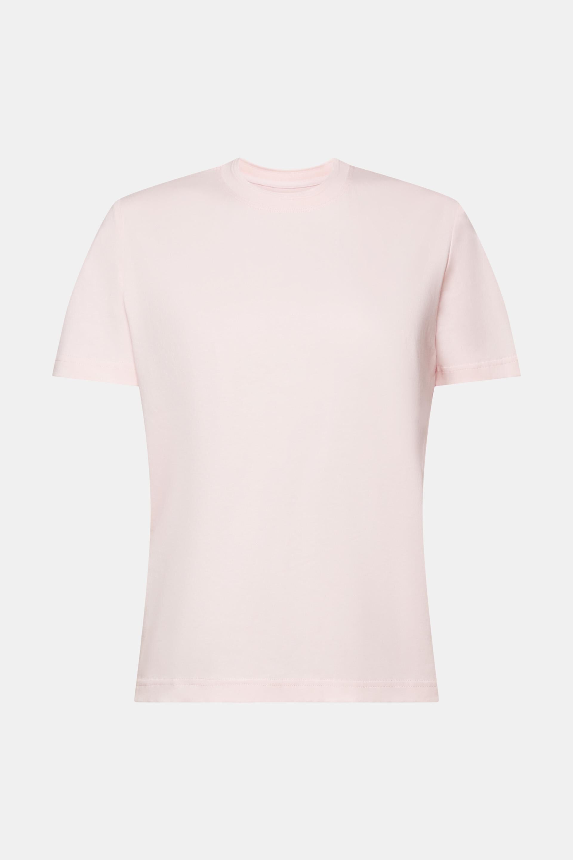 Esprit Damen T-Shirt mit 100 Rundhalsausschnitt, Baumwolle 