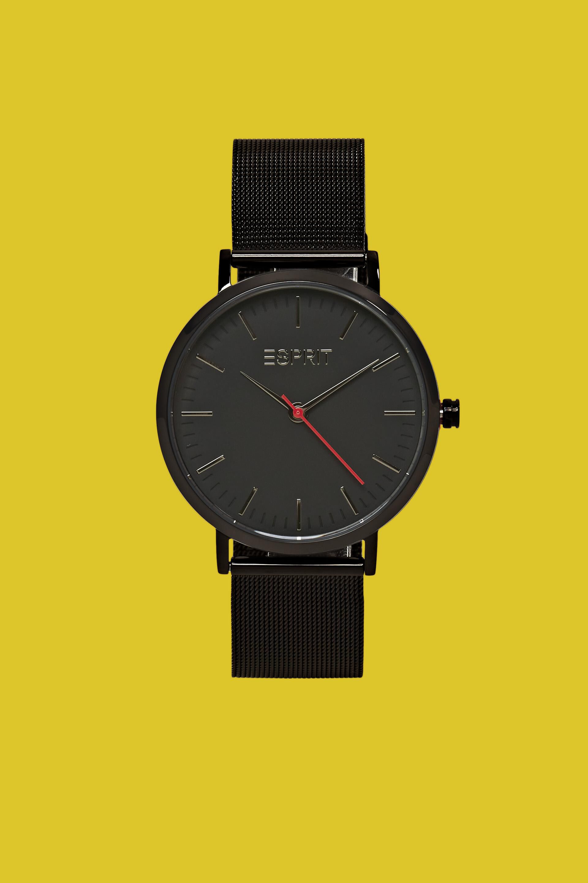 Esprit a Stainless-steel with mesh watch strap