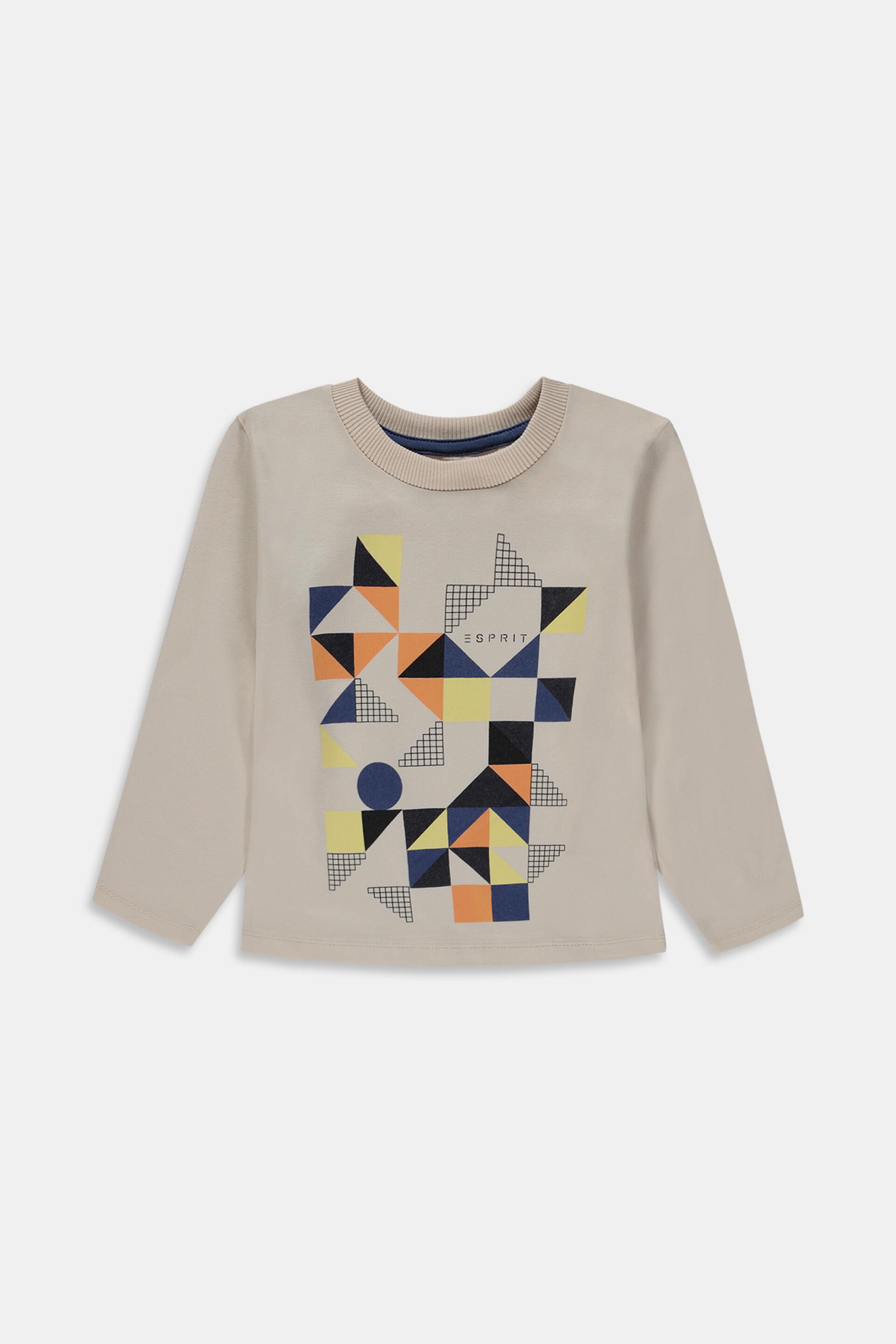 Esprit Long-sleeved top with front print