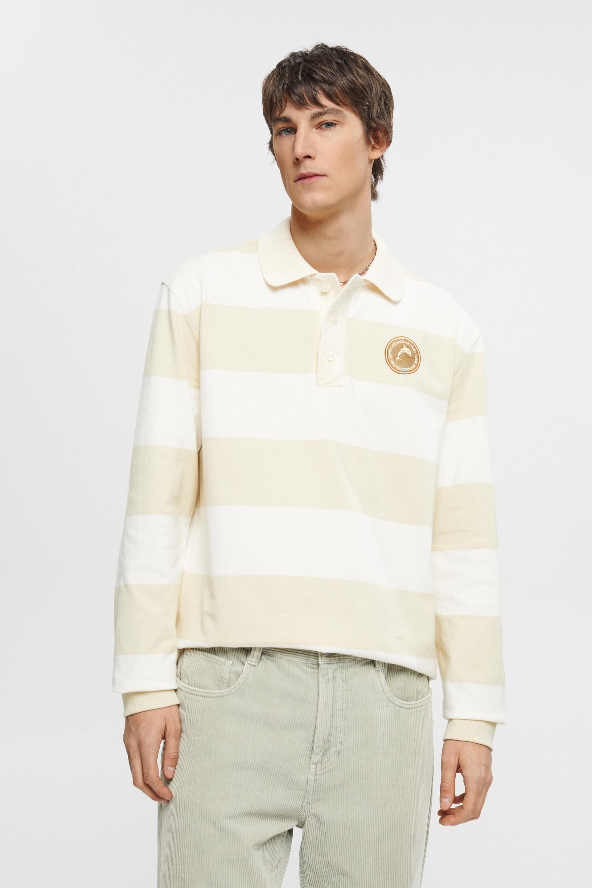 Esprit Striped polo rugby