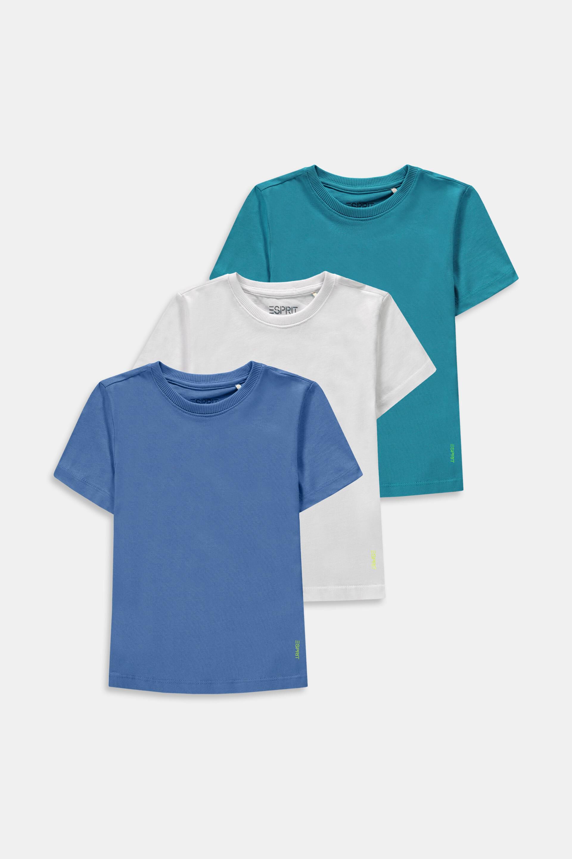 Esprit t-shirts 3-pack cotton of