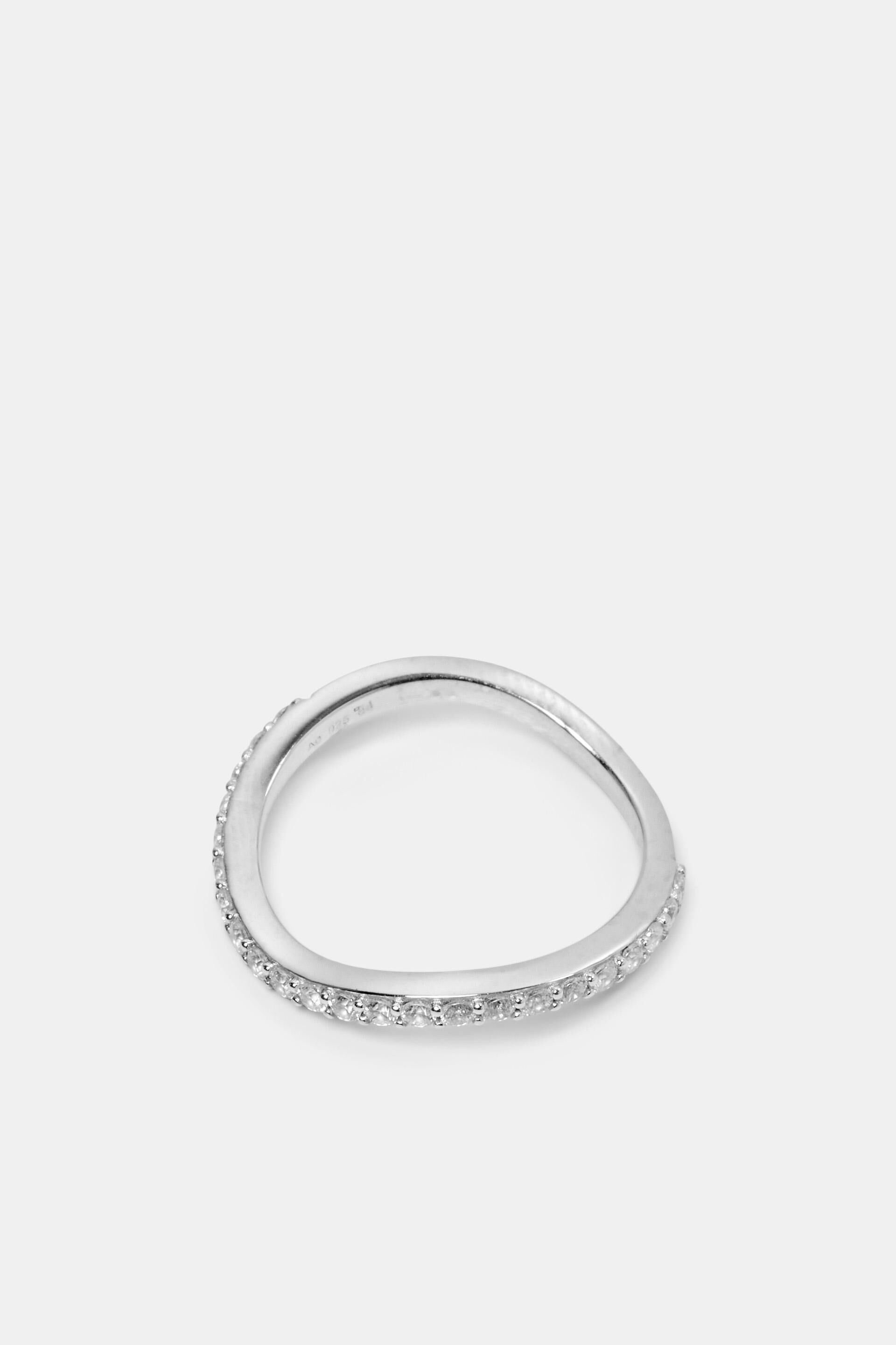 Esprit Silver Sterling Ring Wavy