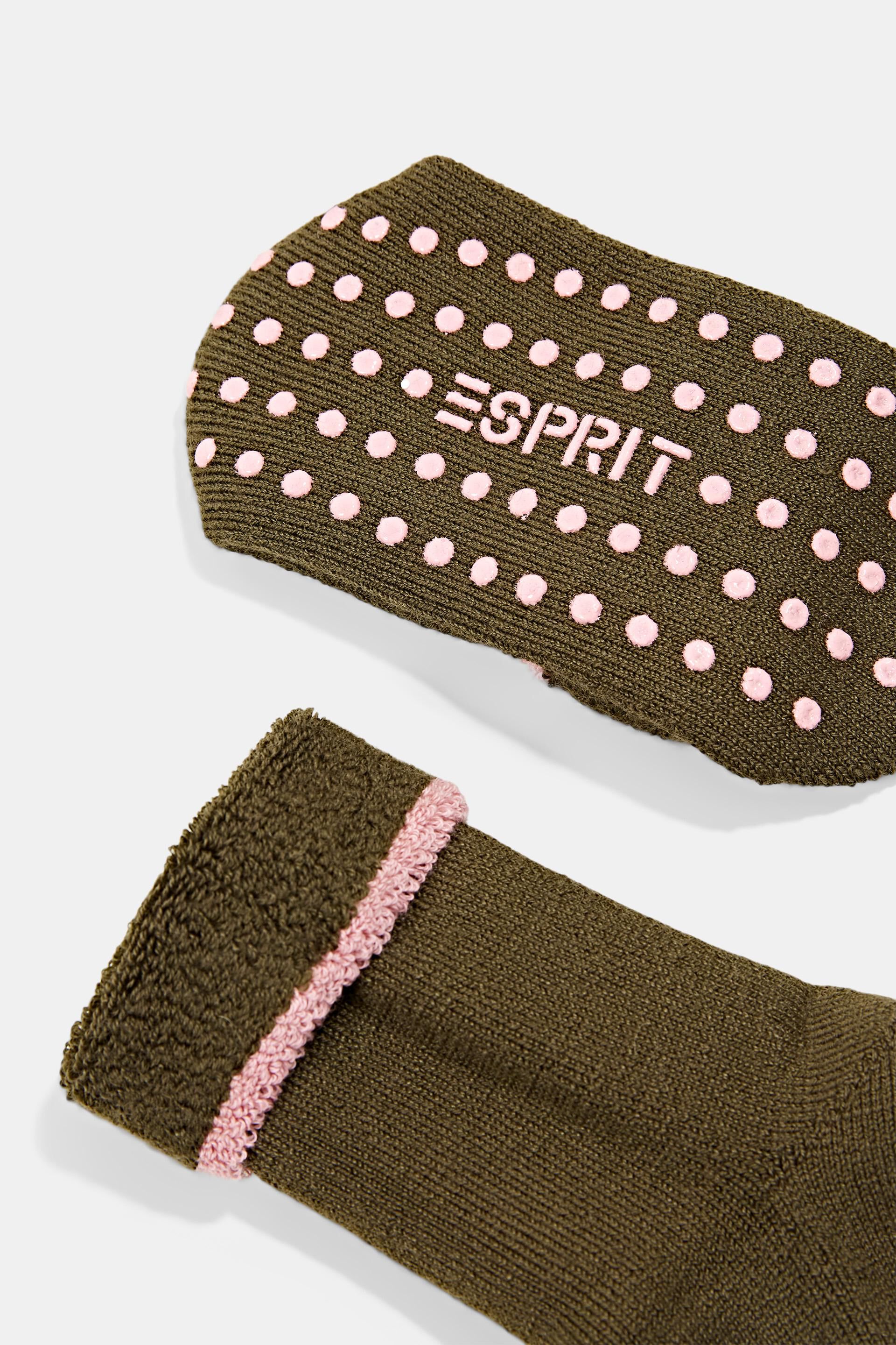 Esprit Online Store Weiche Stoppersocken aus Wollmischung