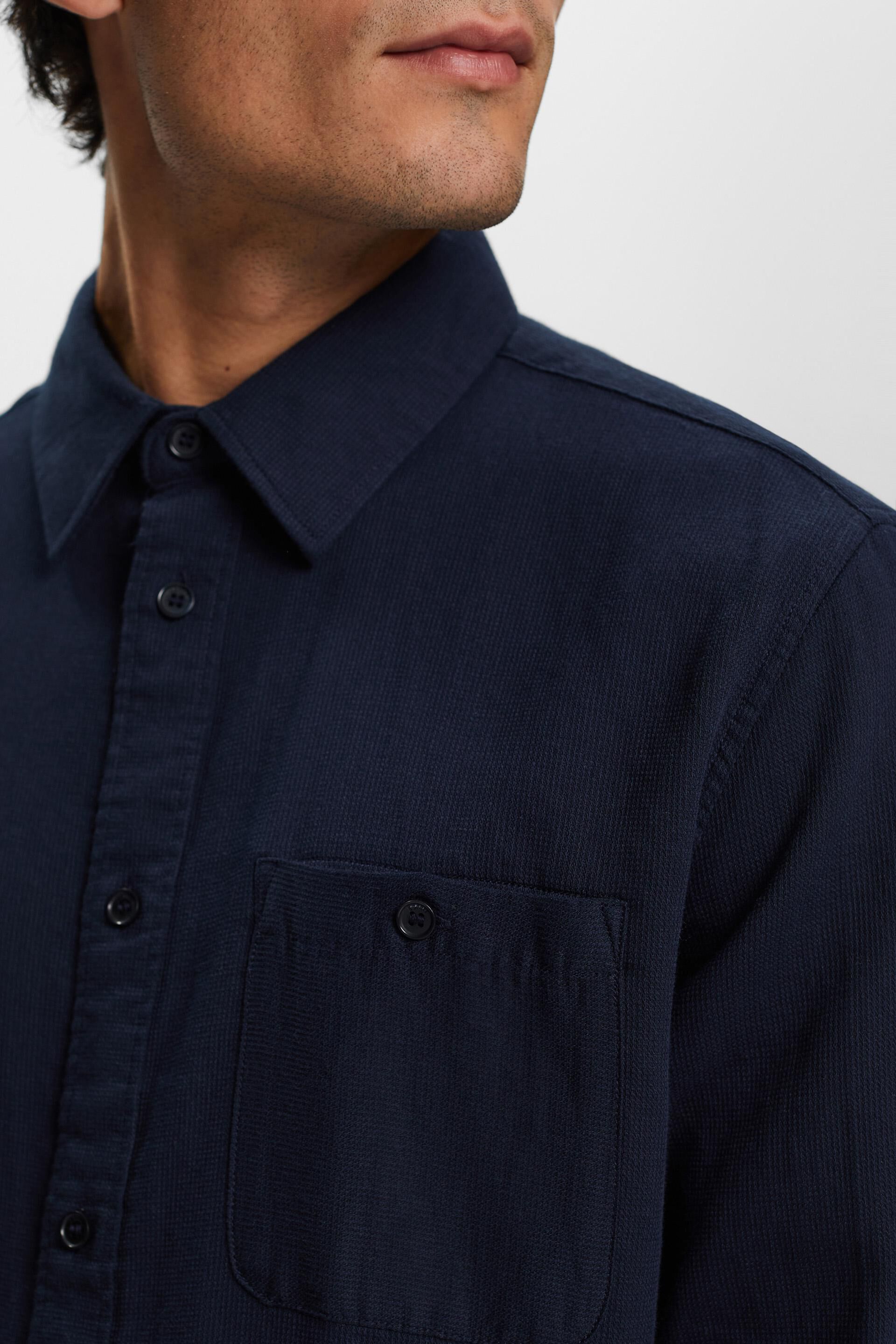 Esprit Button-Down-Hemd Baumwolle aus