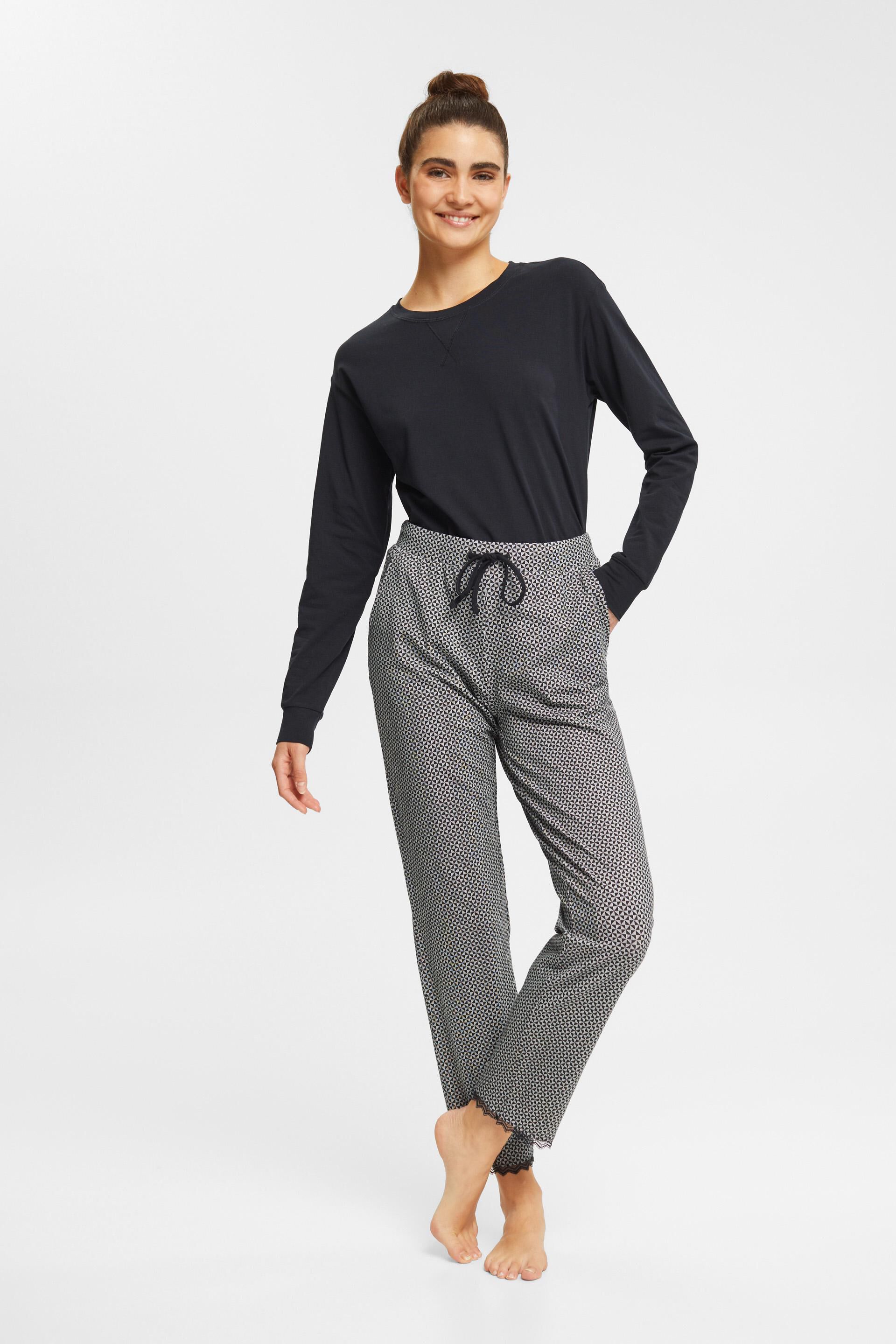 Esprit jersey with Printed trousers lace
