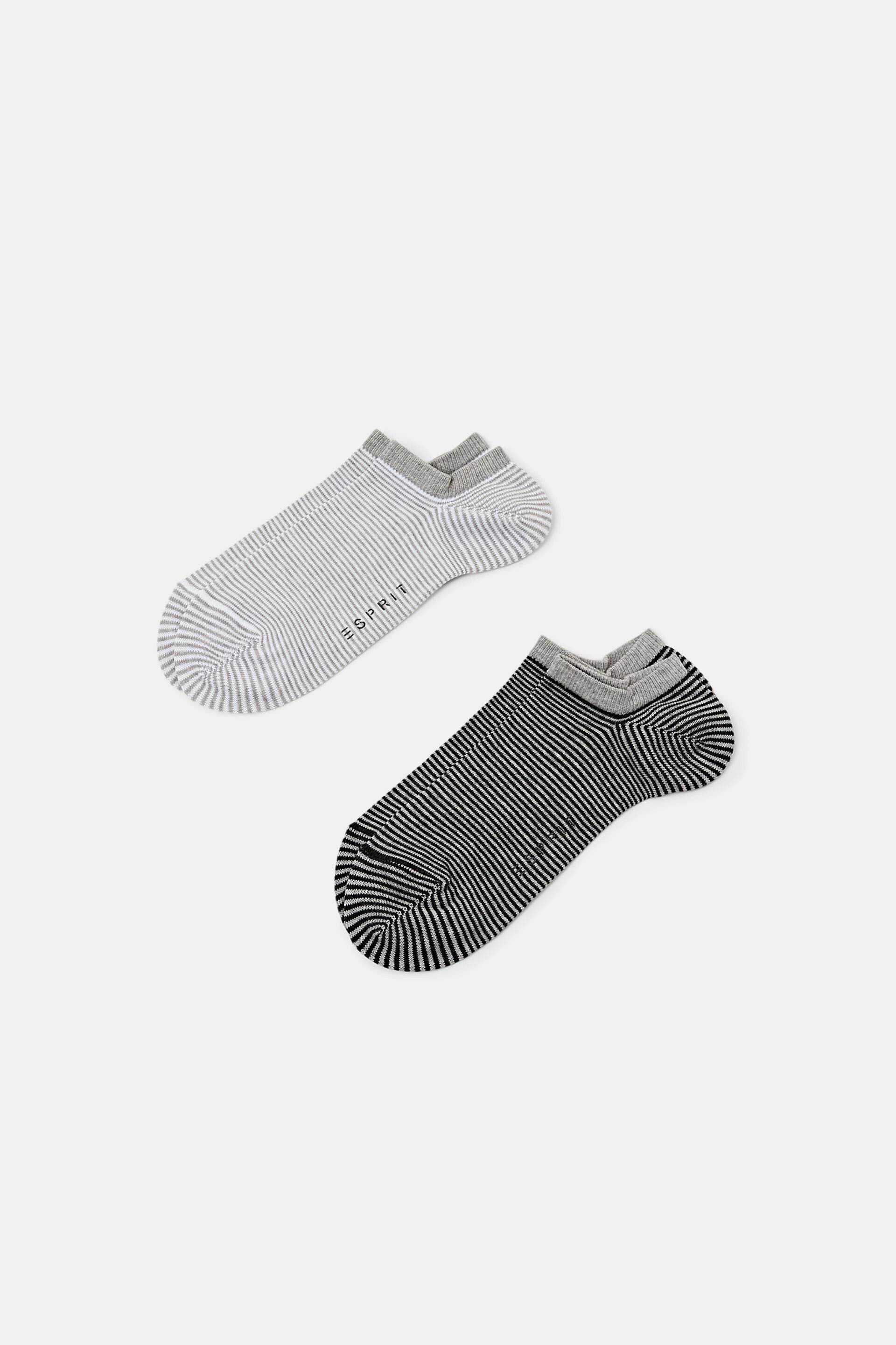 Esprit sneaker socks, organic 2-pack cotton