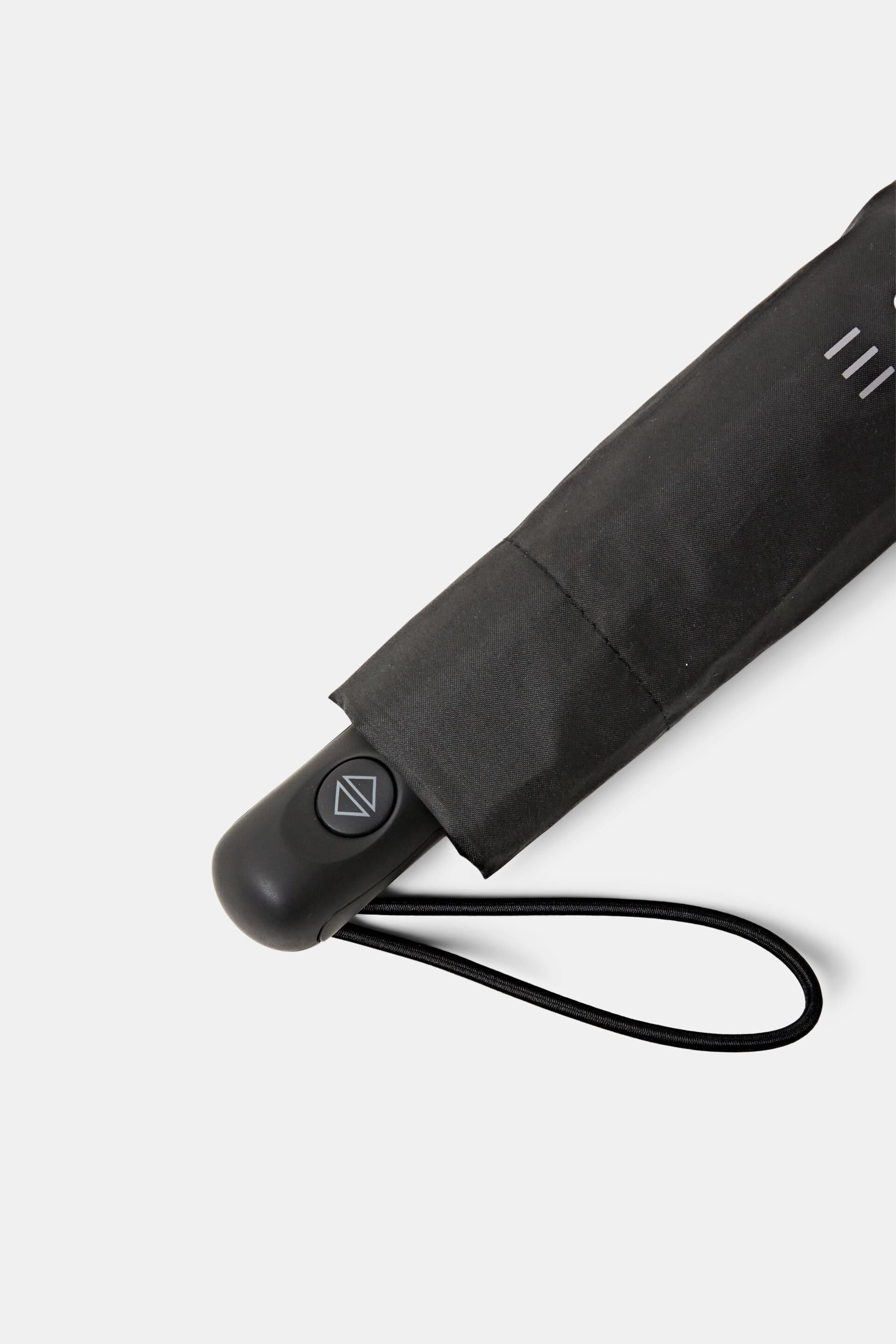 Esprit Online Store Easymatic slimline pocket umbrella in black