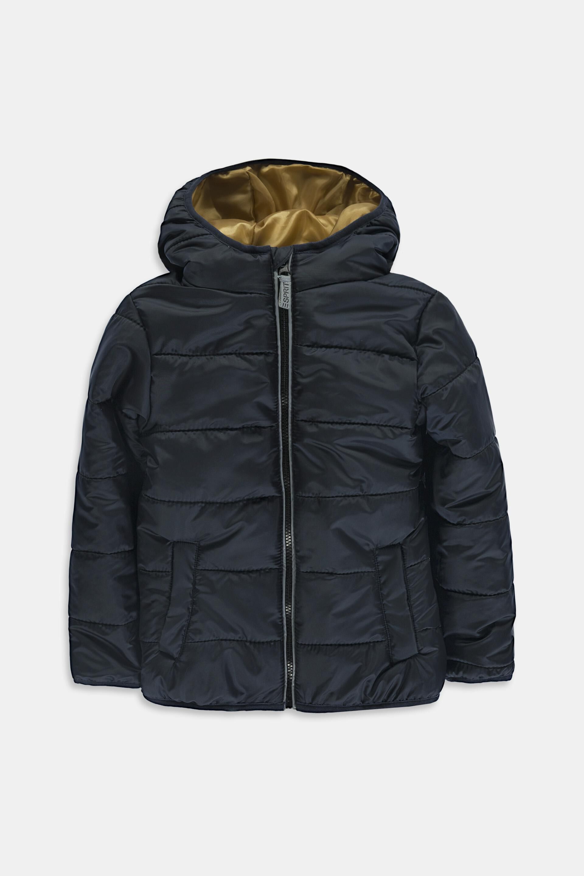 Esprit Teppich Padded quilted jacket with a hood