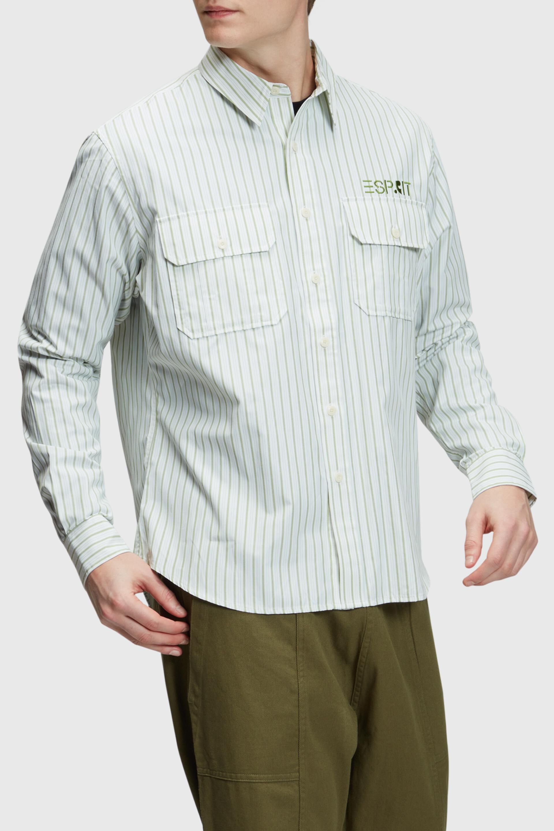 Esprit Relaxed shirt fit striped