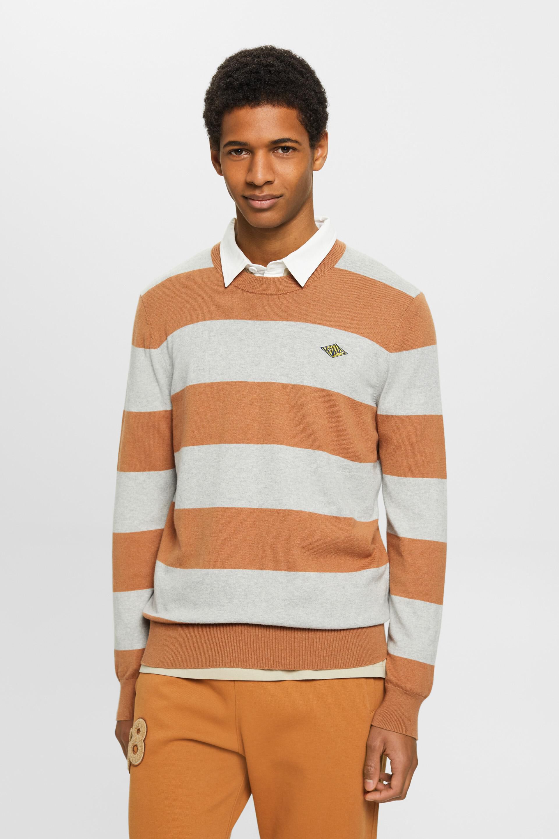 Esprit knit cashmere Striped jumper with