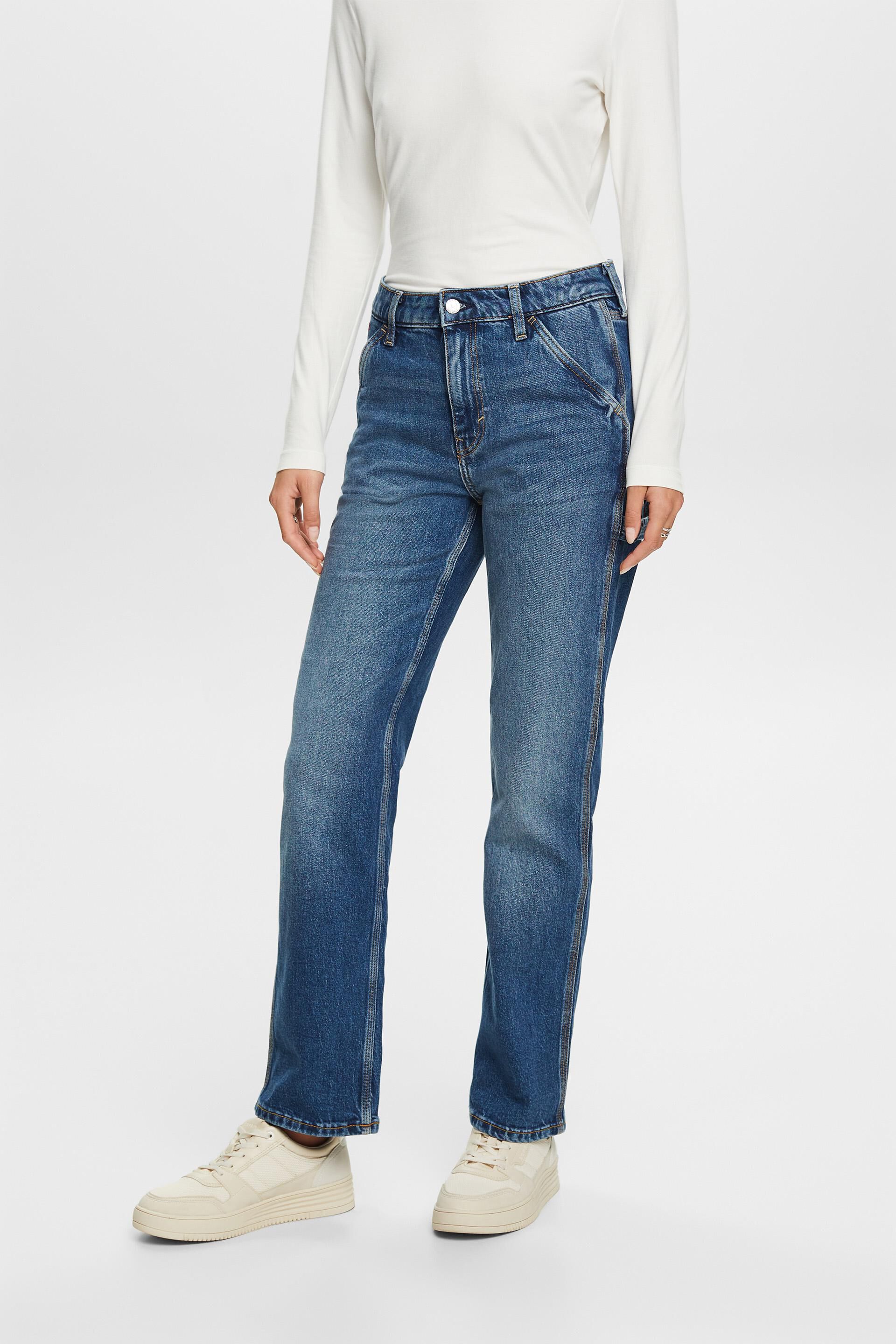 Esprit straight jeans Recycled: fit carpenter