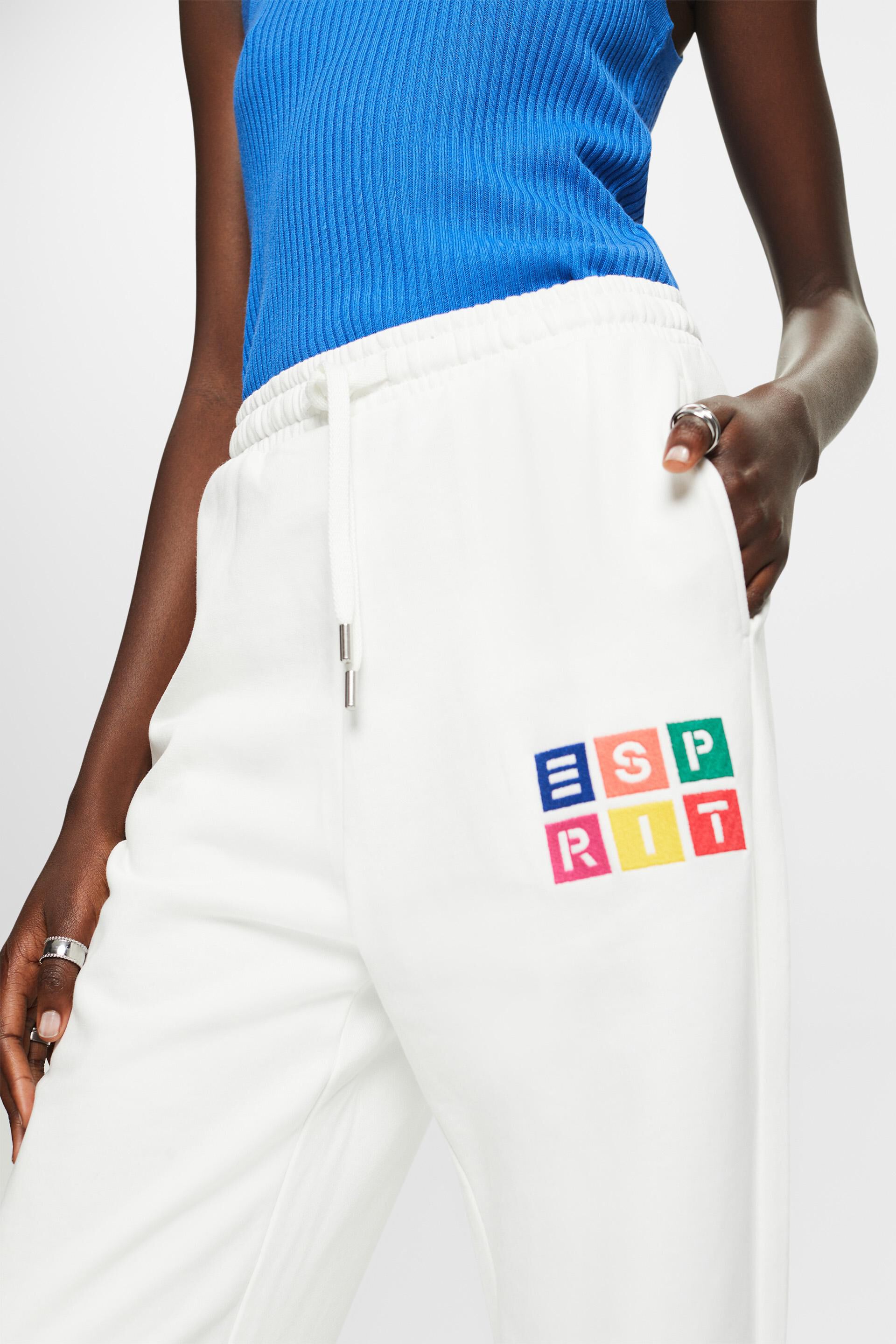 Esprit Damen Trainingshose mit Logo, Bio-Baumwolle