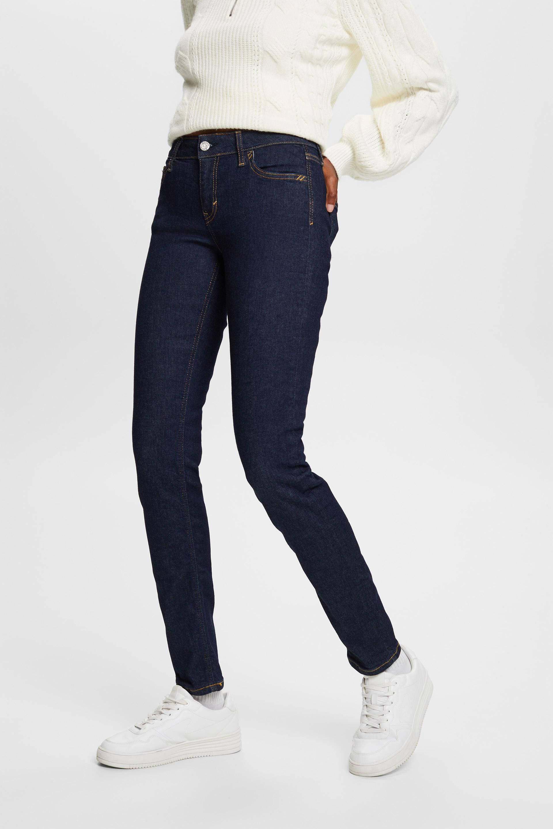 Esprit jeans slim mid-rise Recycled:
