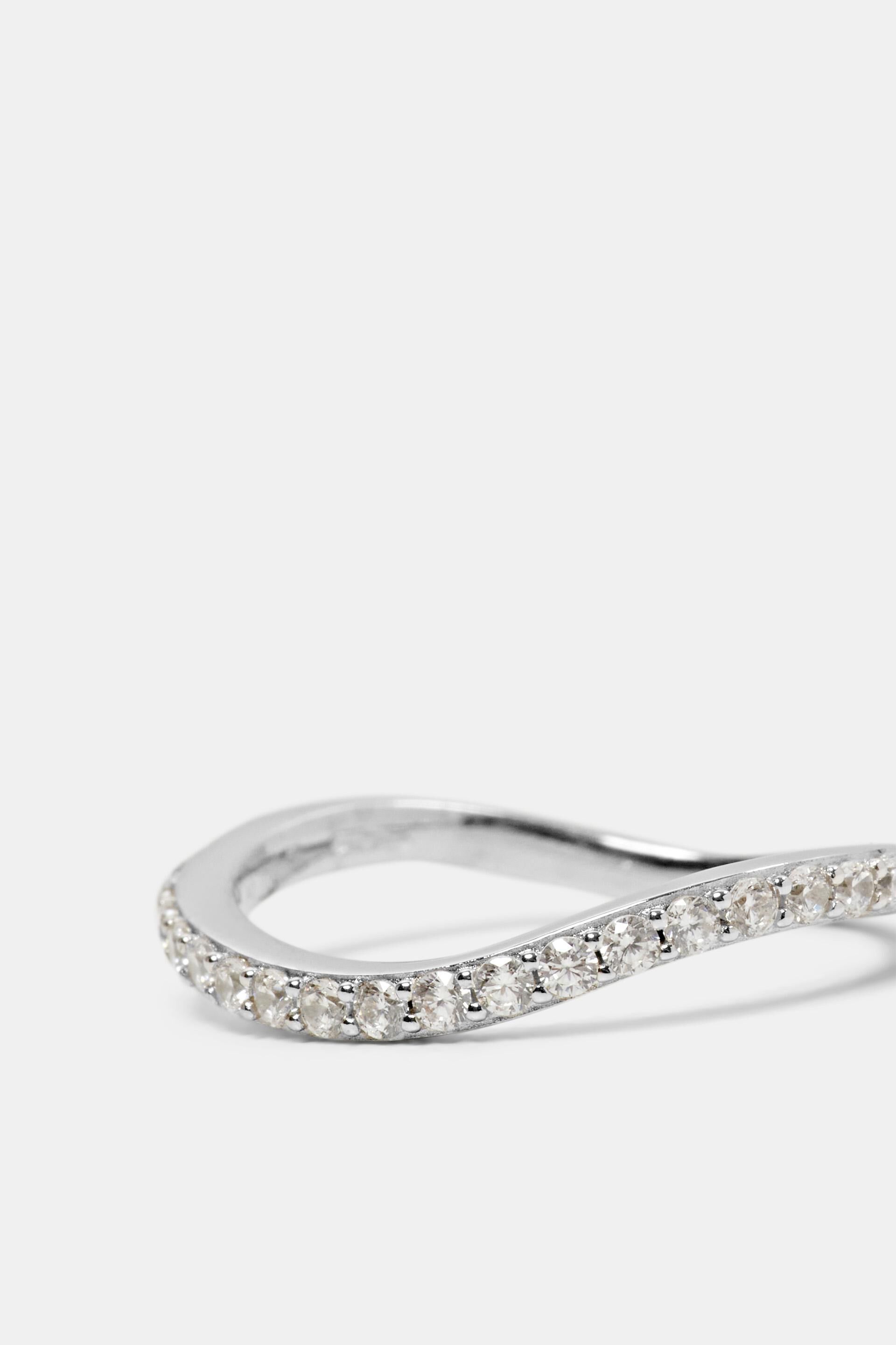Esprit Online Store Welliger Ring aus Sterlingsilber