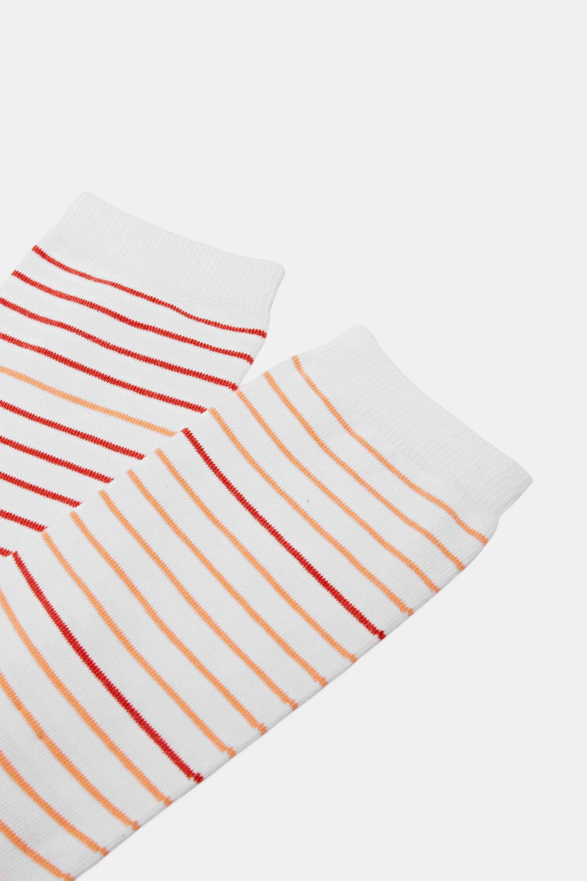 Esprit Socken Bio-Baumwolle aus 2er-Pack gestreifte