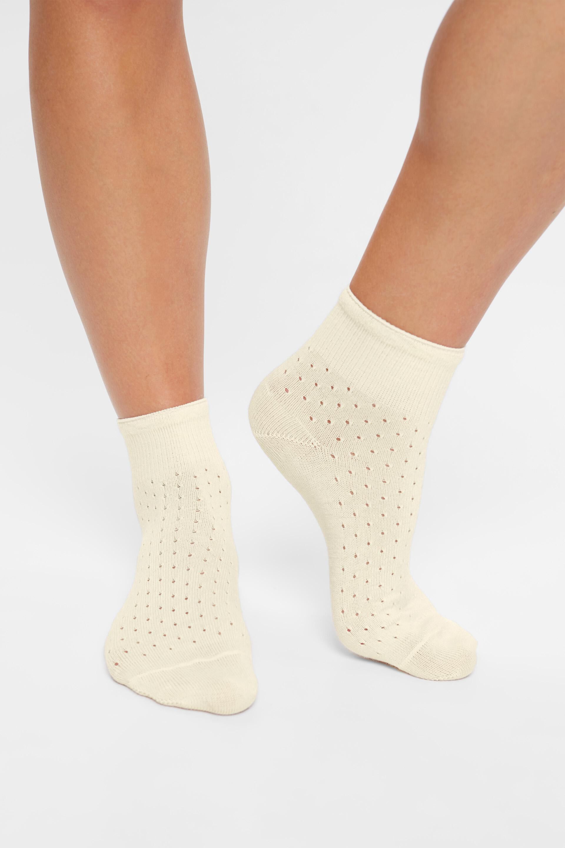 Esprit Online Store 2er-Pack Socken mit Lochmuster, Wollmischung