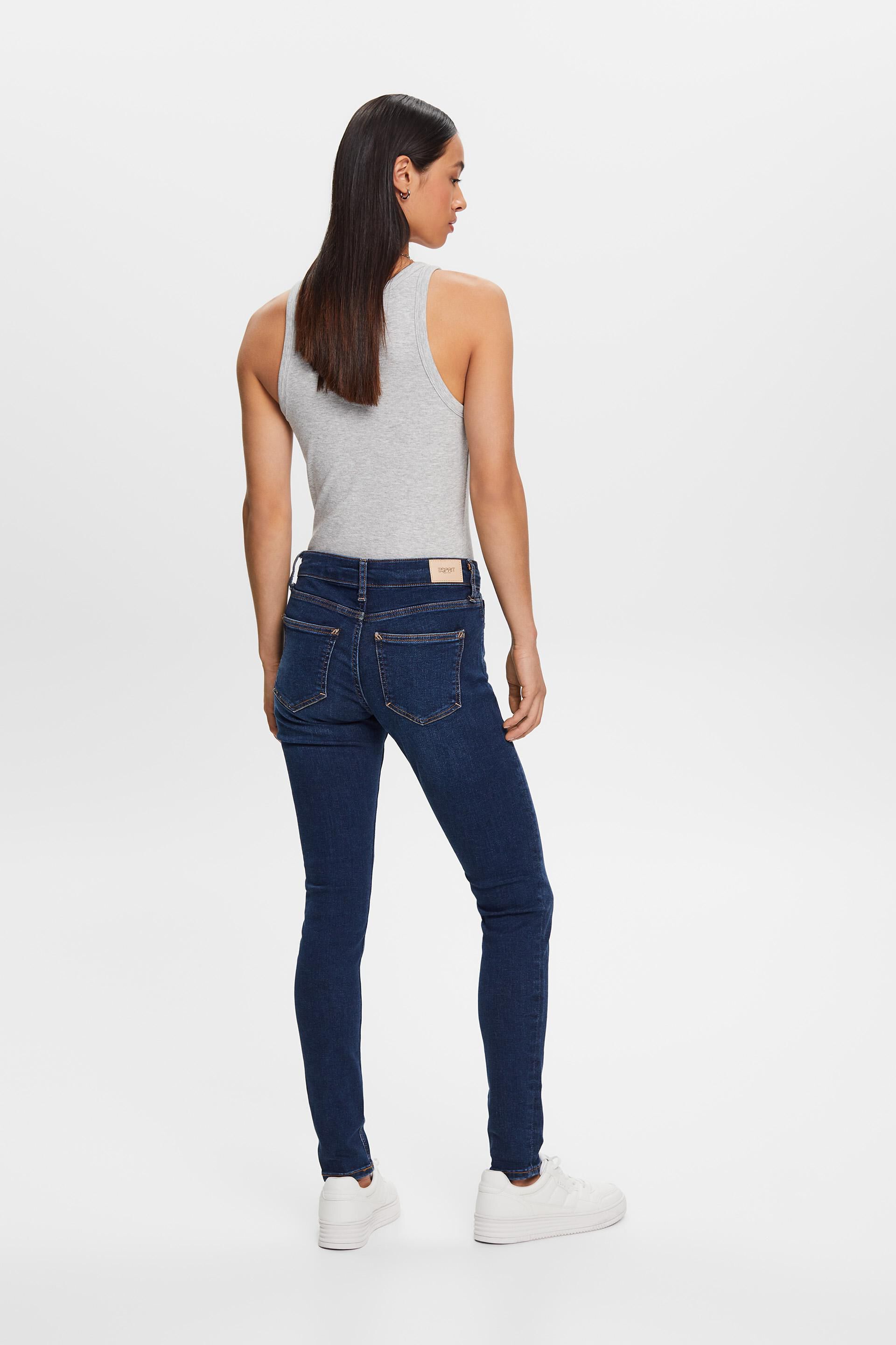 Esprit Skinny-Jeans mit mittelhohem Bund