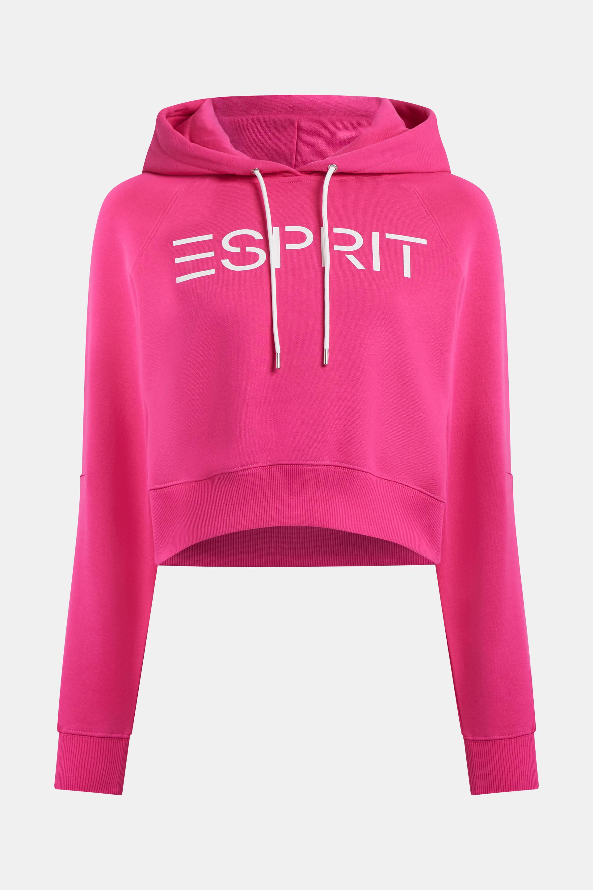 Esprit Logo mit Kurzer Kapuzenpullover