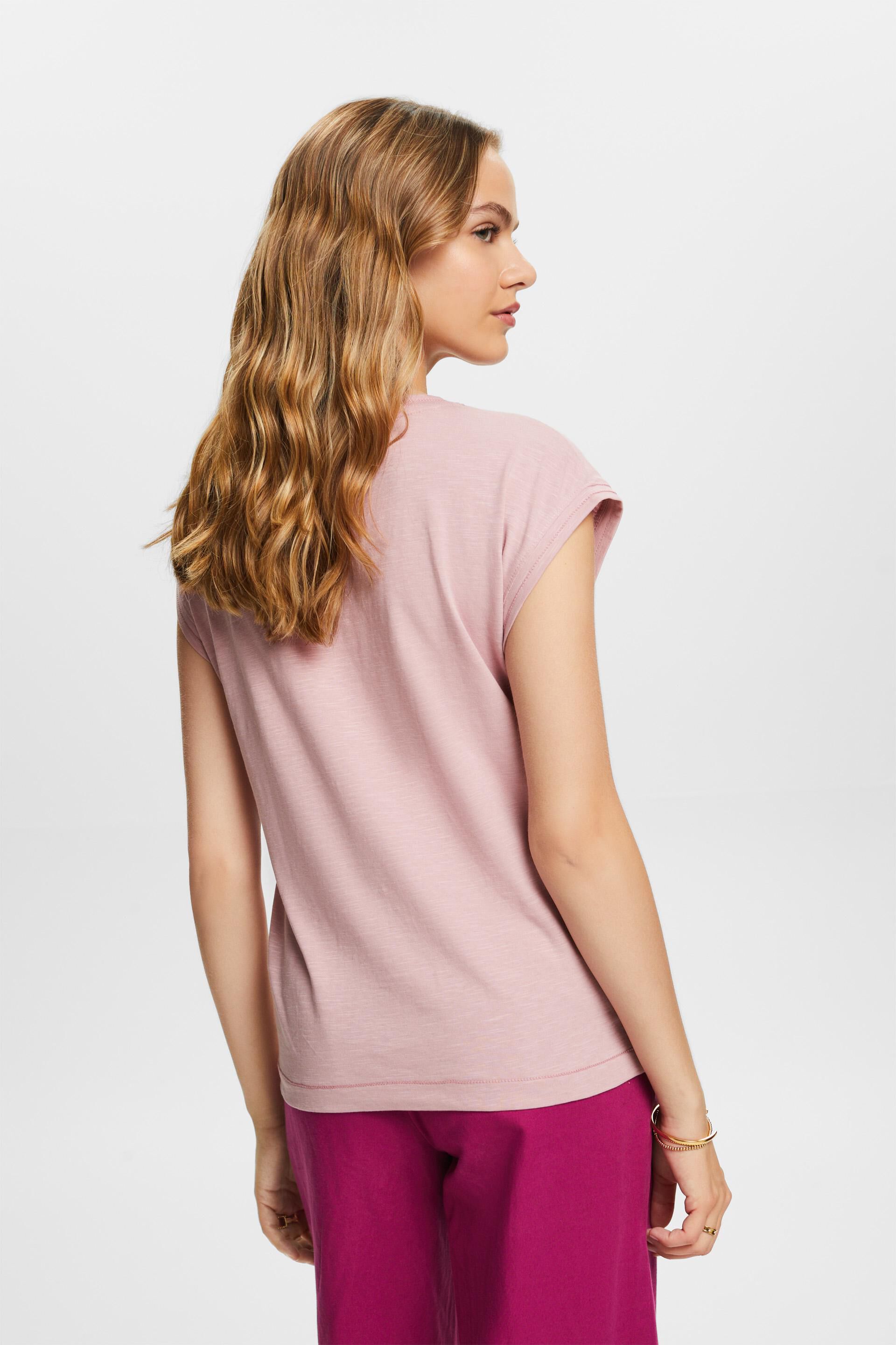 Esprit Baumwolle Aufdruck, mit % 100 T-Shirt