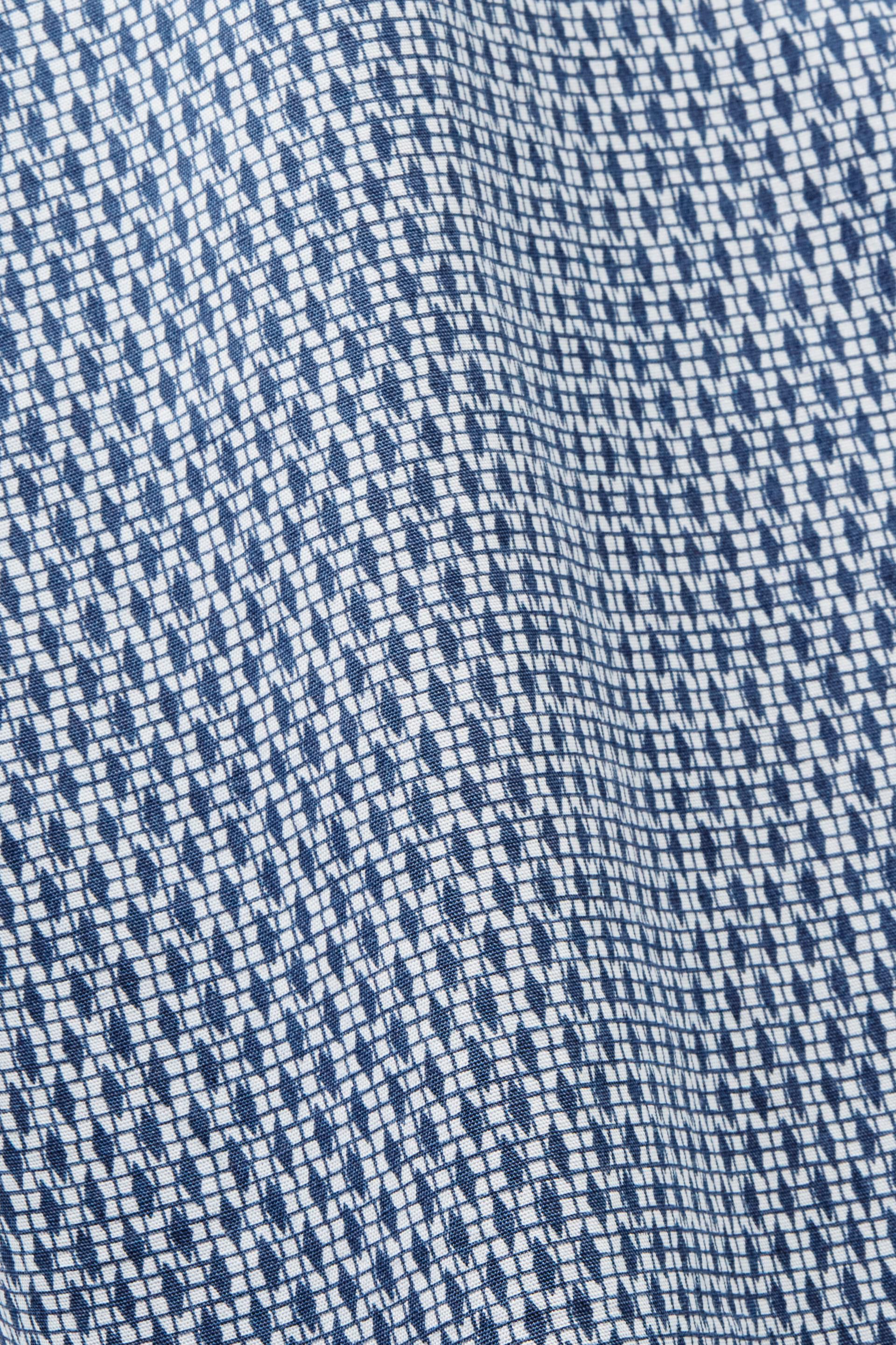 Esprit entspannter Bedrucktes mit Baumwollhemd Passform