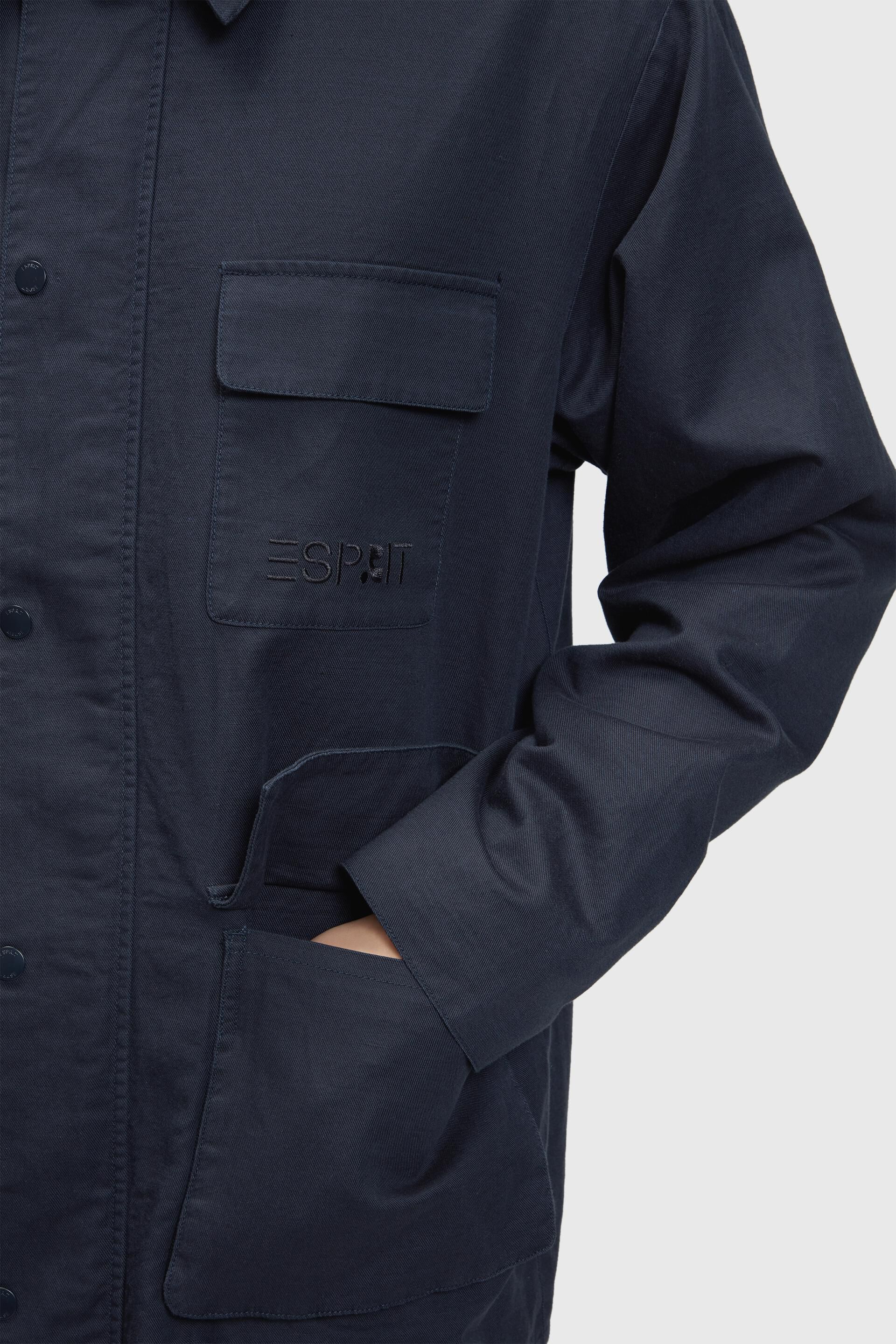 Esprit Linen with zipper blend shacket