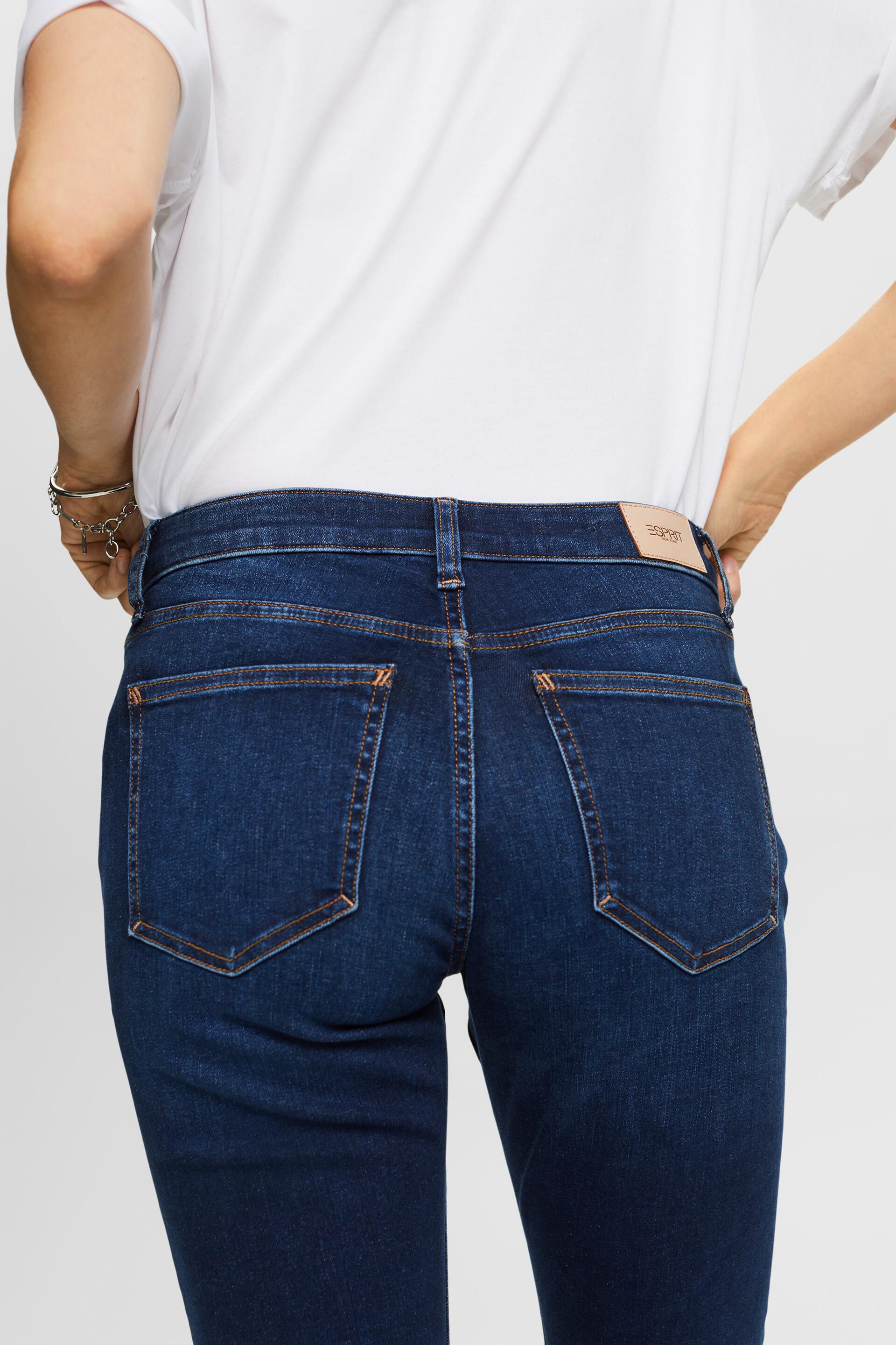 Esprit Bein, mit geradem Baumwollmischung Stretch-Jeans