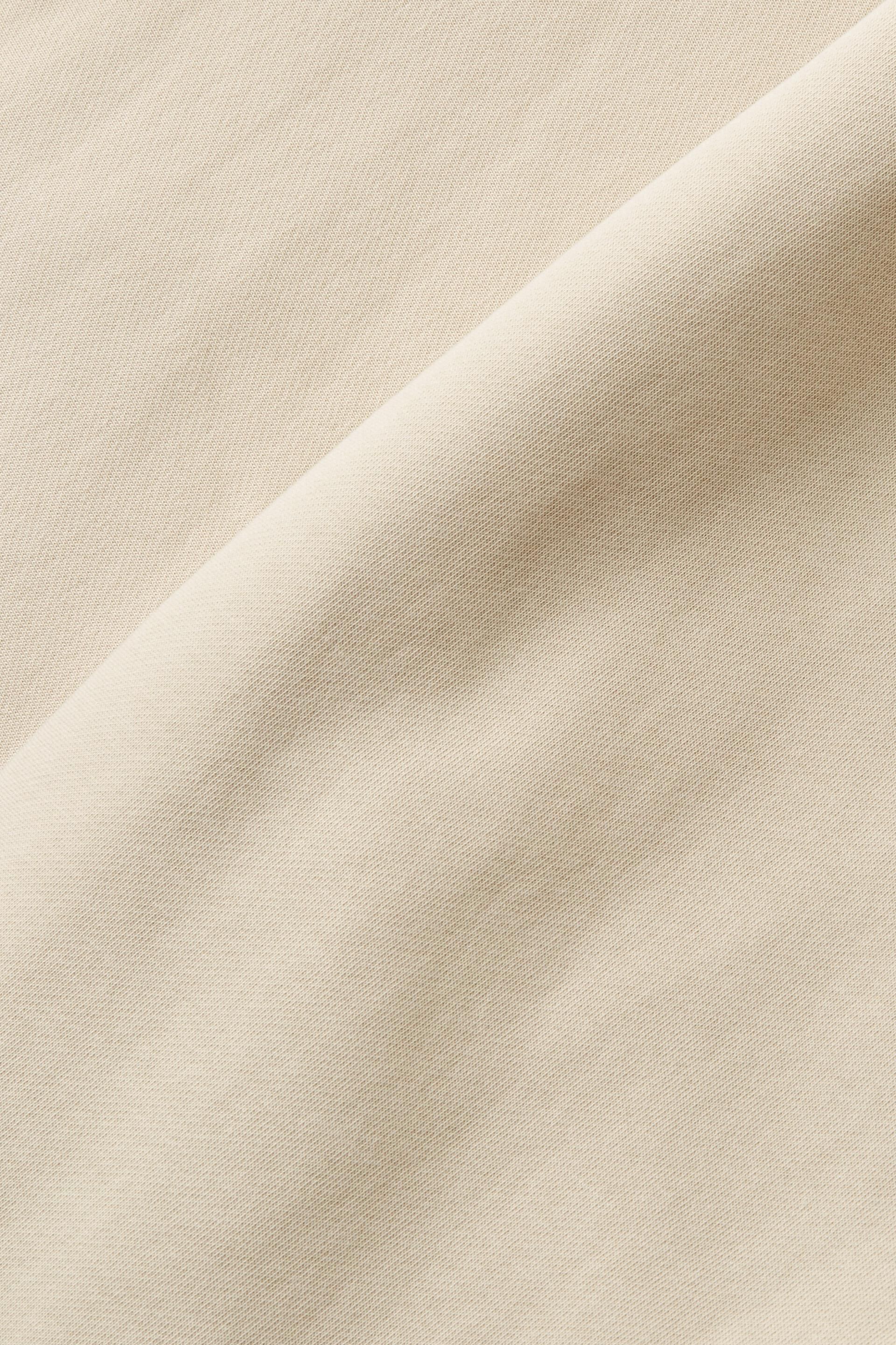 Esprit Damen Kurzer Kapuzenpullover mit Reißverschluss und auf der Logo-Print Rückseite