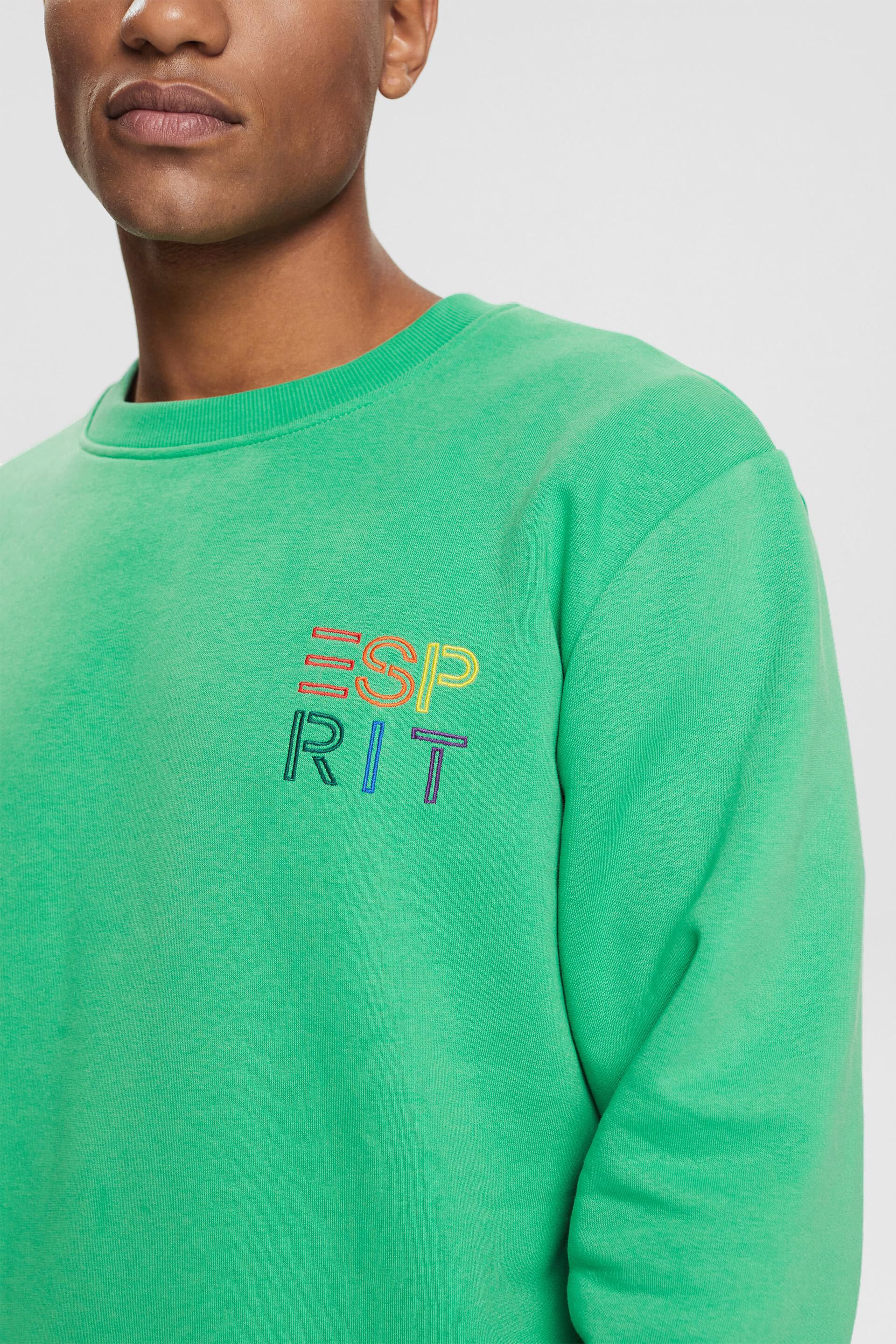 Esprit Sweatshirt bunt gesticktem mit Logo