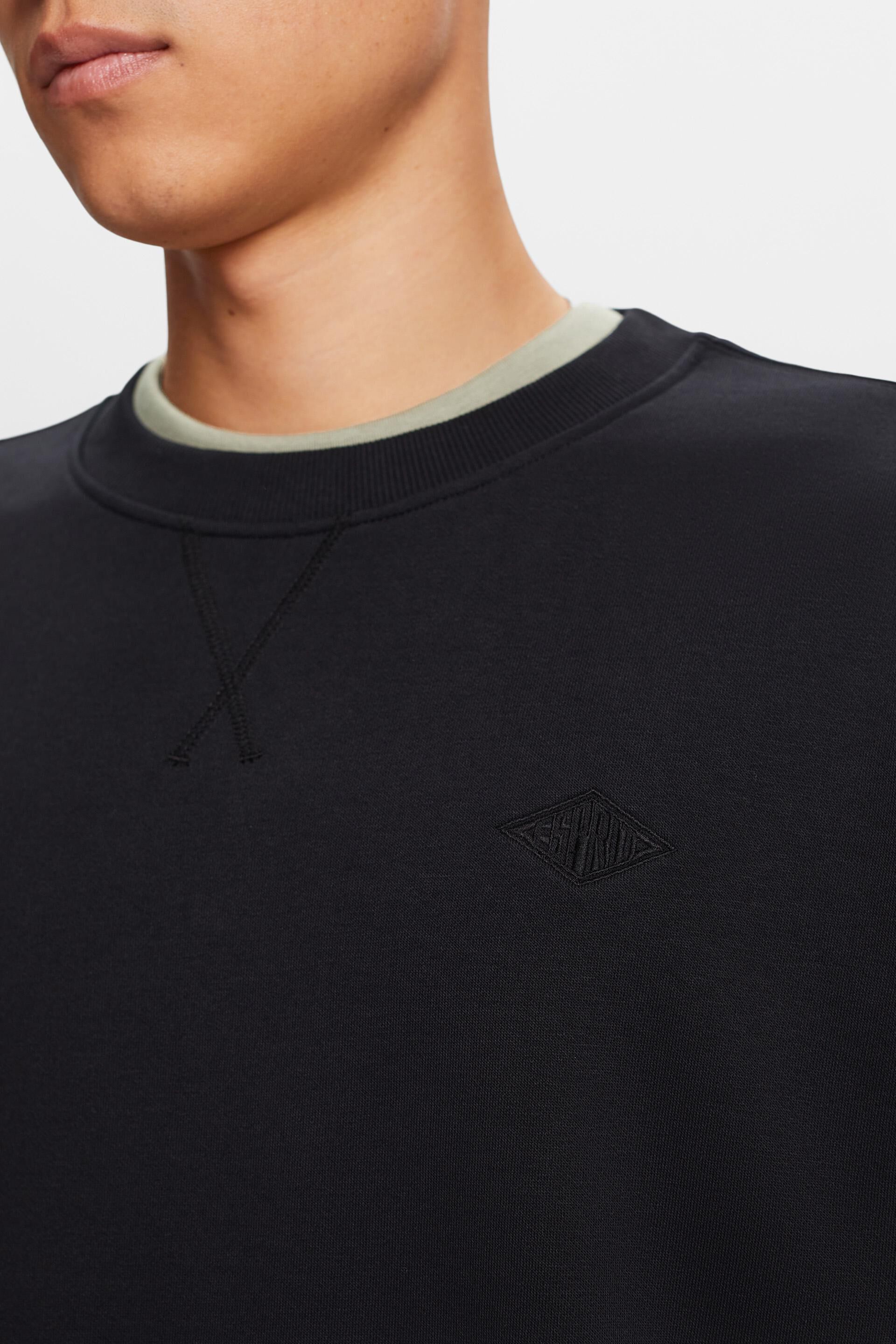Esprit Logo-Stickerei Sweatshirt mit