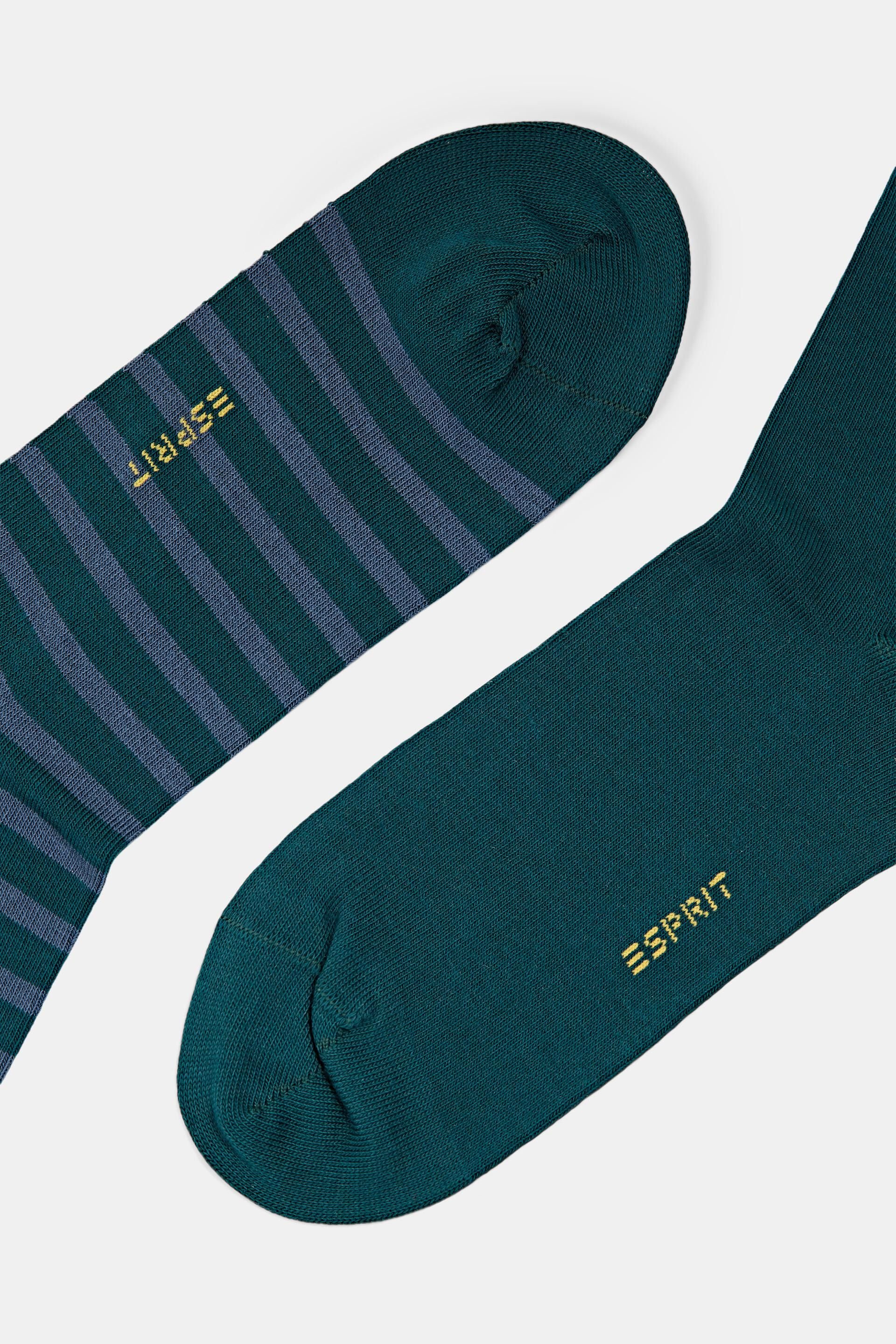 Esprit 2er-Pack Socken Bio-Baumwolle aus