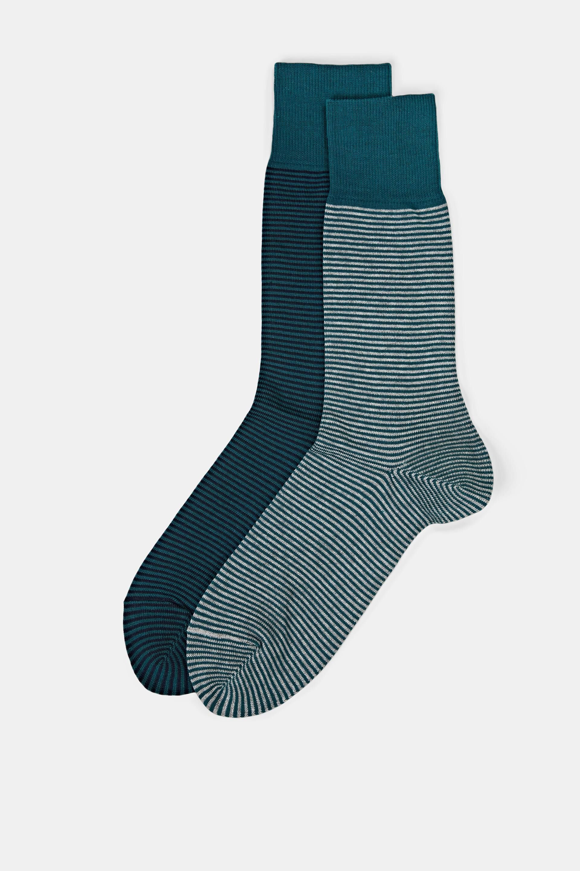 Esprit Mode 2er-Pack gestreifte Socken aus Bio-Baumwolle