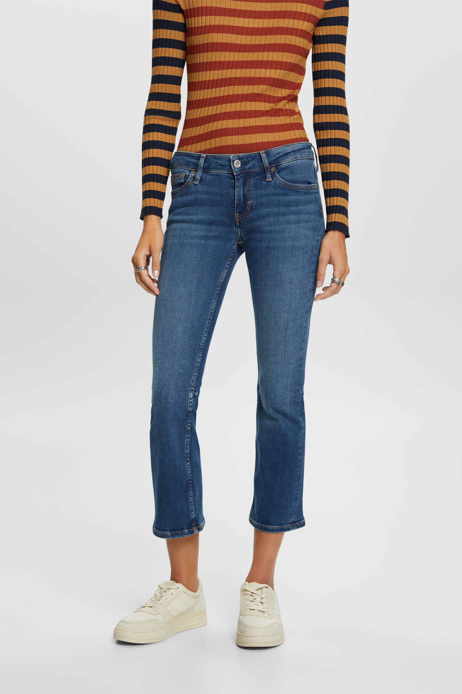 Esprit Damen Premium cropped bootcut jeans