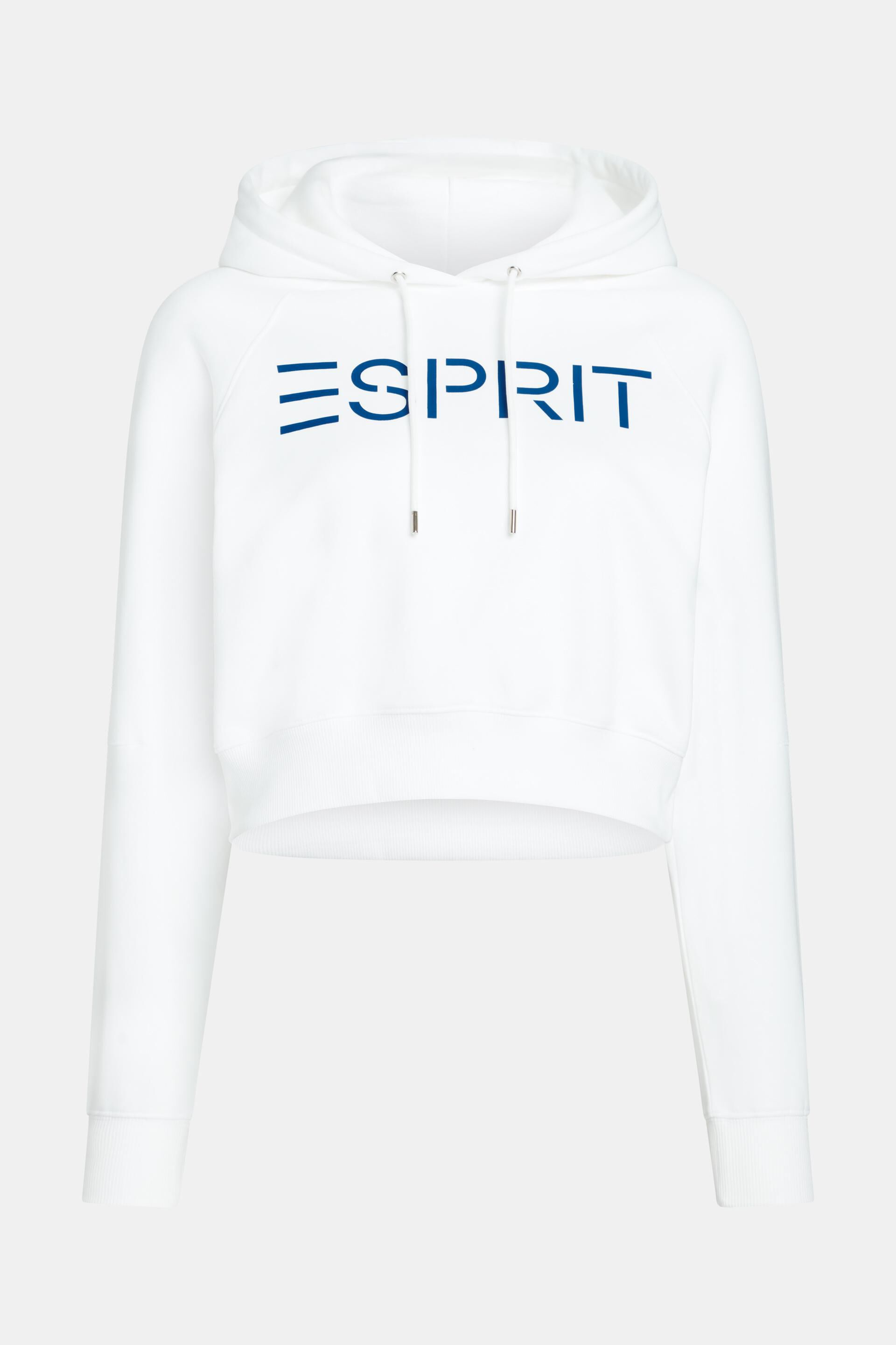 Esprit Logo Kurzer Kapuzenpullover mit