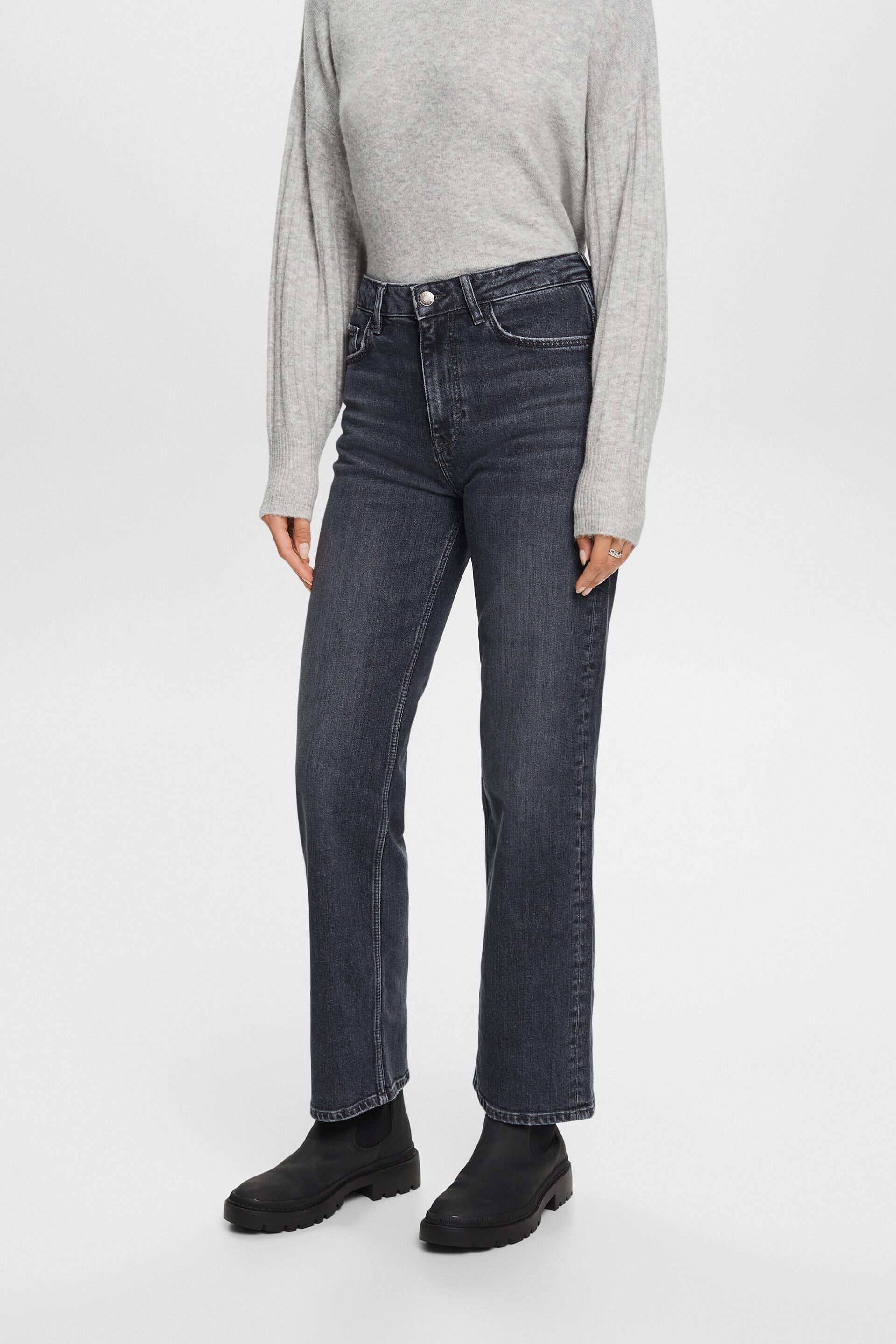 Knöchellange Straight-Fit-Jeans im Stil der 80er
