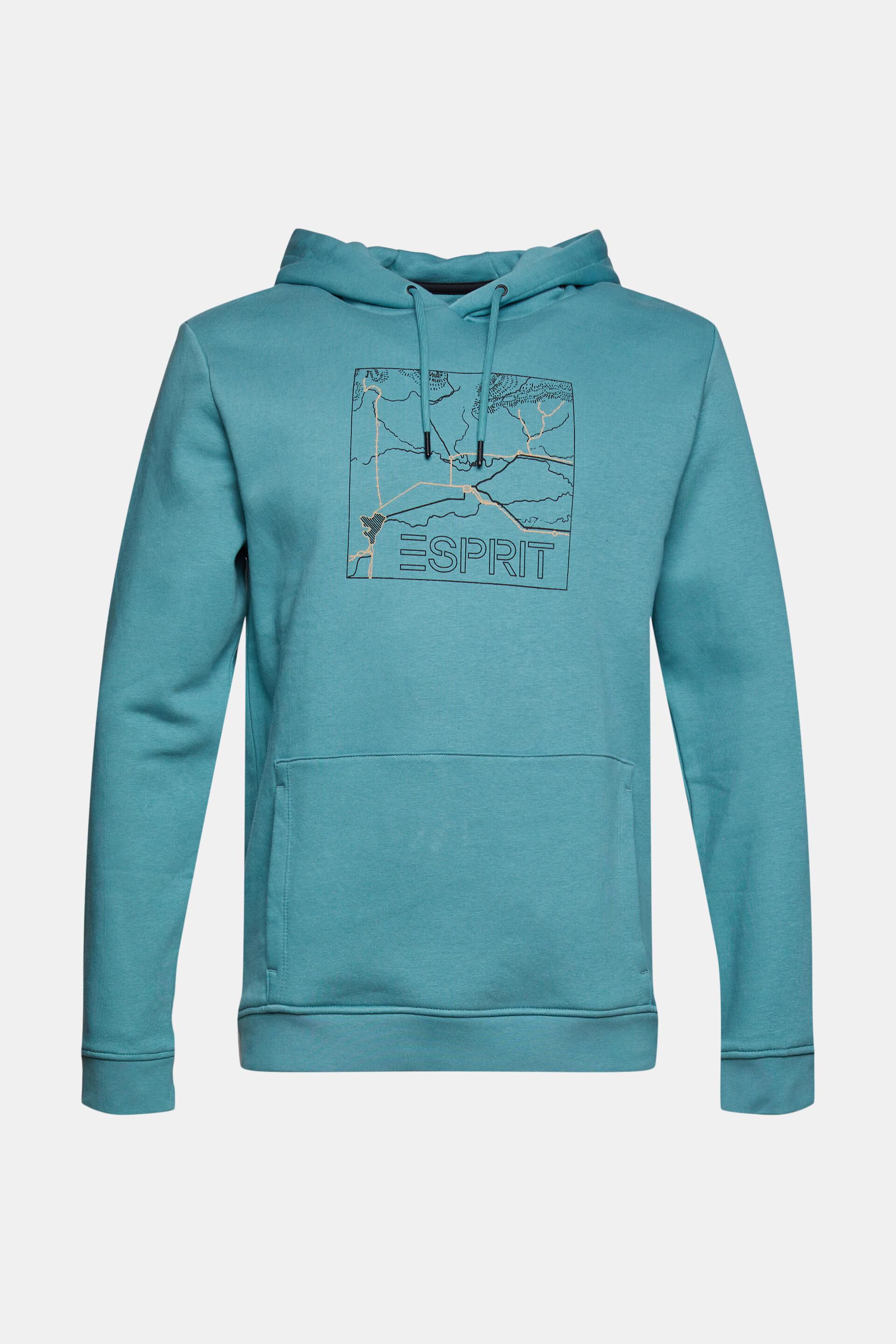Esprit Sweatshirt-Hoodie Aufdruck Aus recyceltem mit Material: