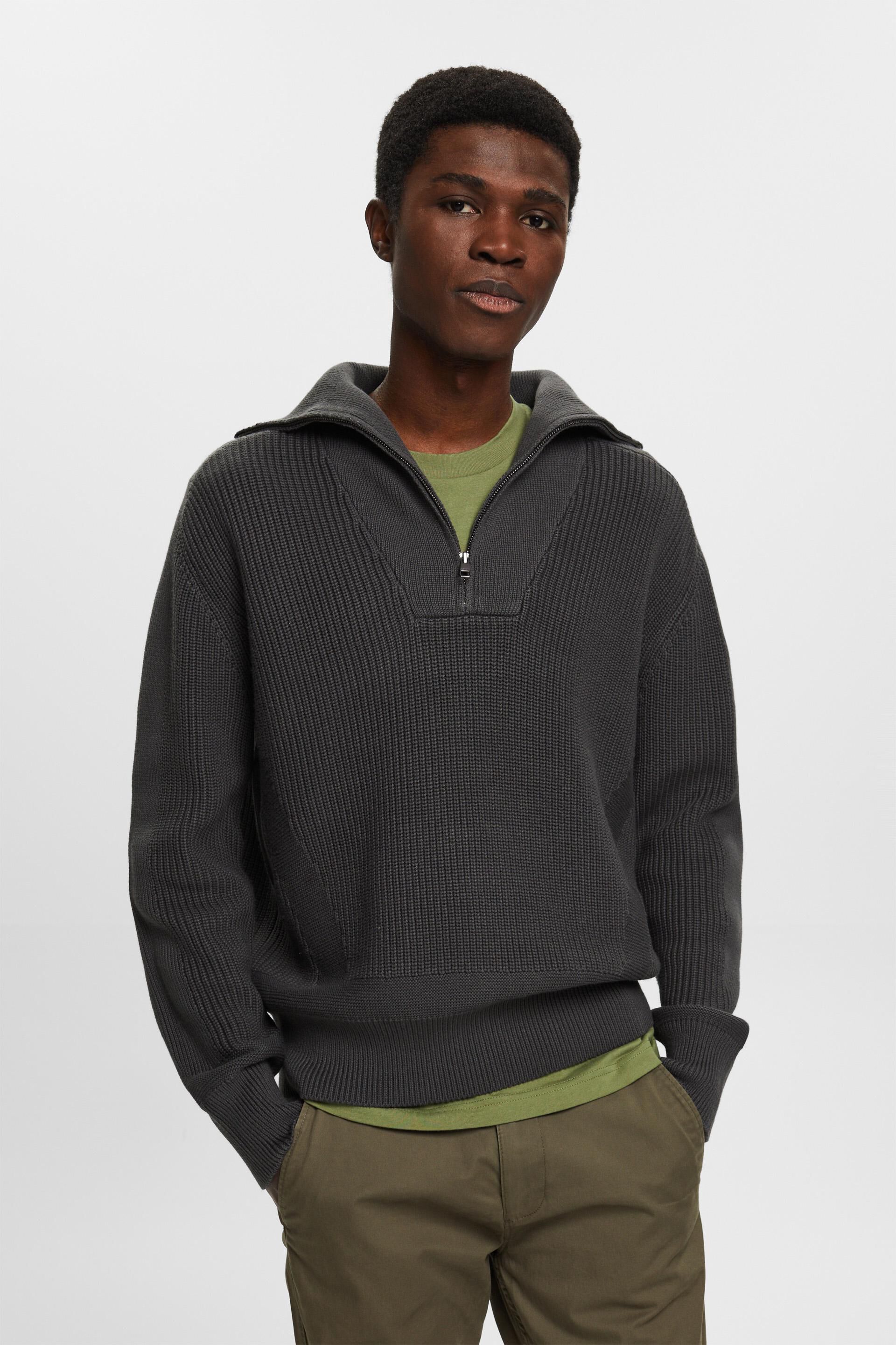 Esprit Half-zip neck sweater roll