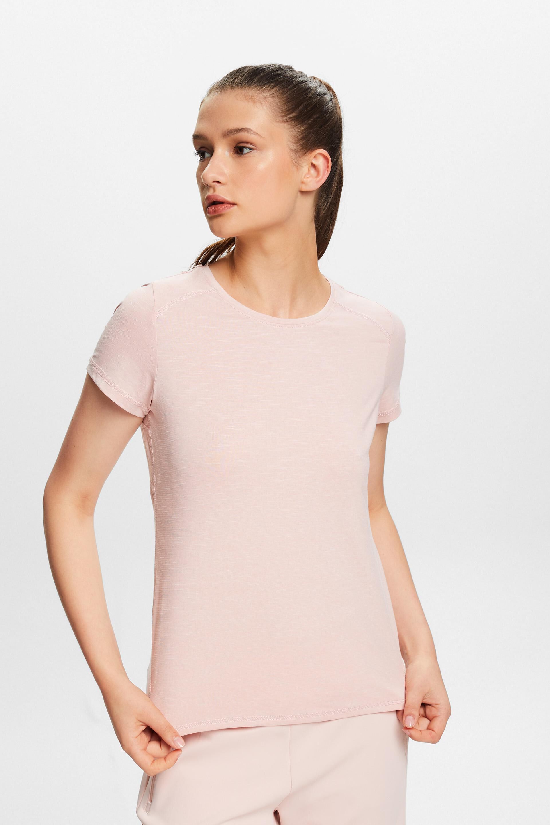 Esprit Mesh-Paneled Recycled Active T-Shirt